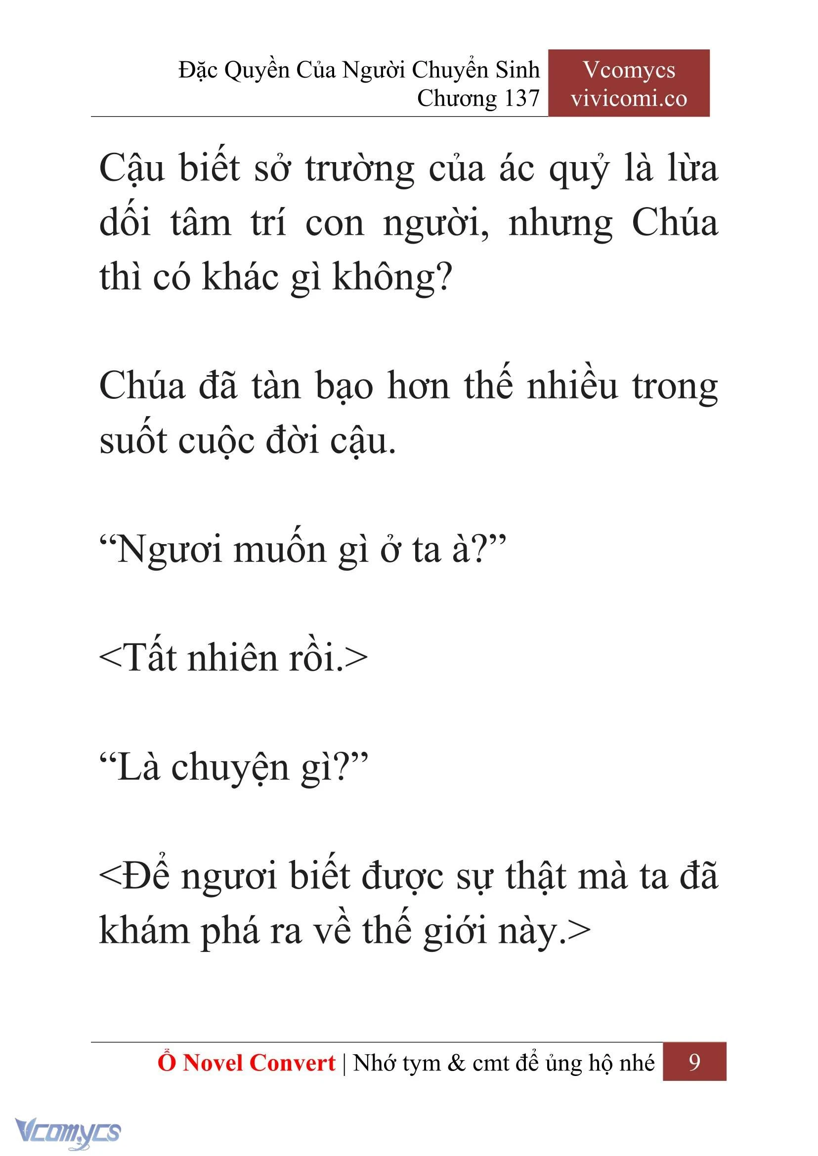 [Novel] Đặc Quyền Của Người Chuyển Sinh Chapter 137 - Trang 12