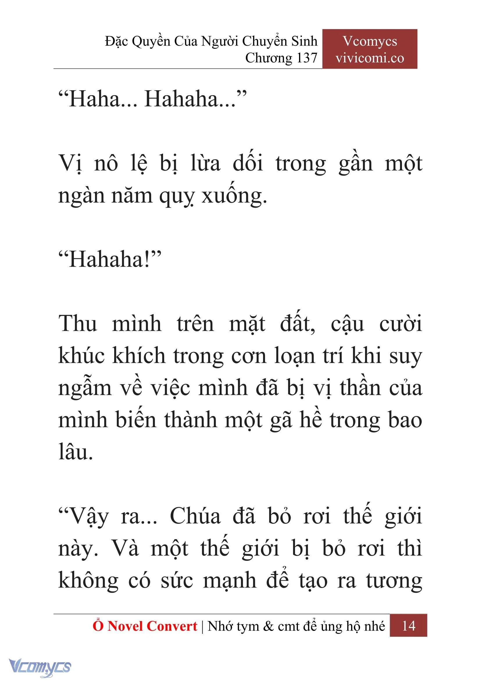 [Novel] Đặc Quyền Của Người Chuyển Sinh Chapter 137 - Trang 17
