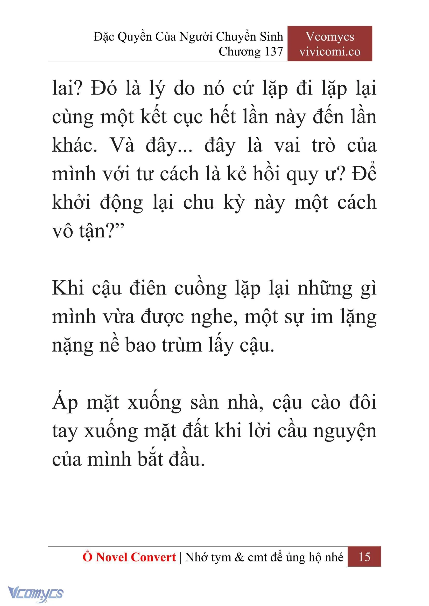 [Novel] Đặc Quyền Của Người Chuyển Sinh Chapter 137 - Trang 18