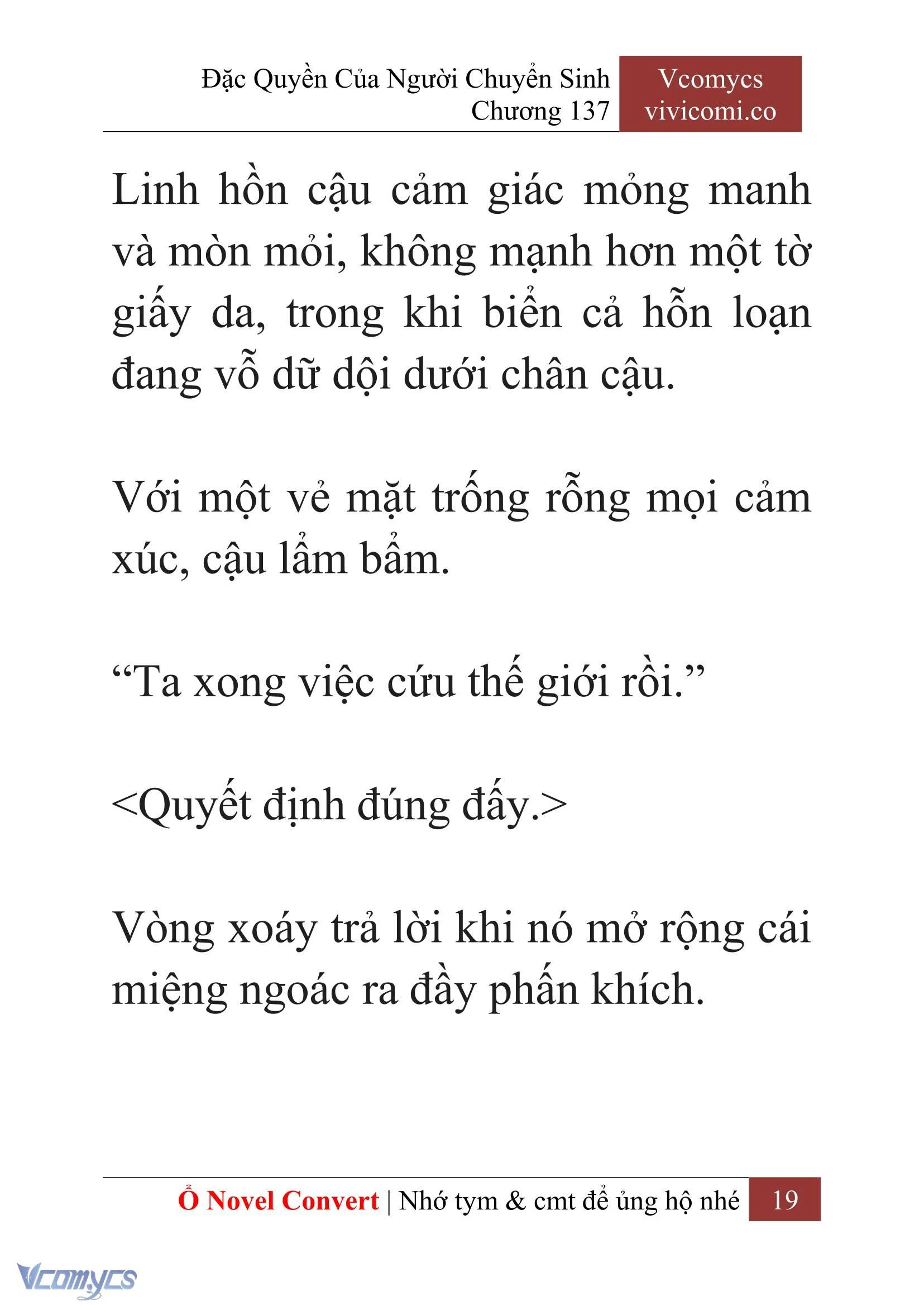 [Novel] Đặc Quyền Của Người Chuyển Sinh Chapter 137 - Trang 22