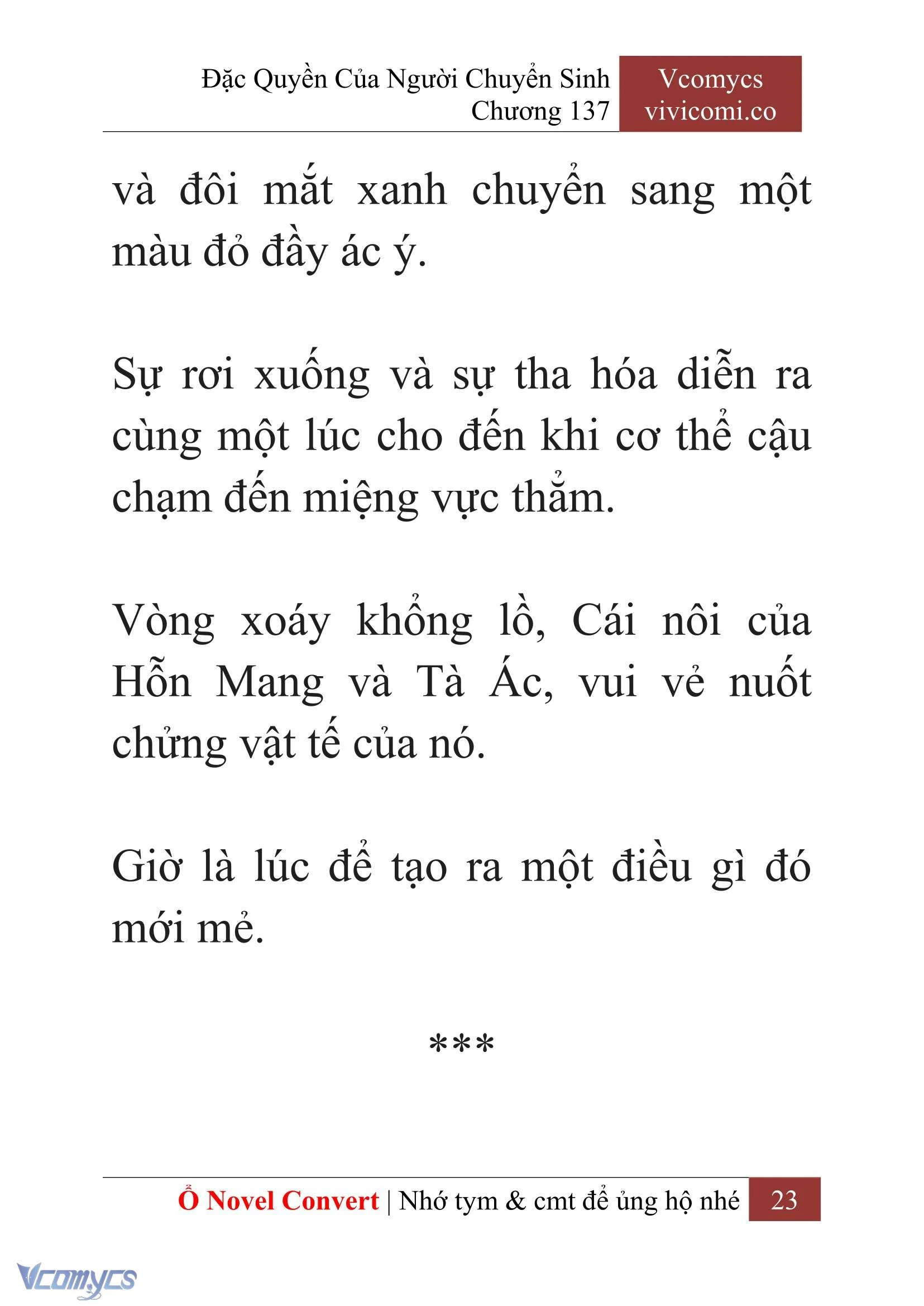 [Novel] Đặc Quyền Của Người Chuyển Sinh Chapter 137 - Trang 26