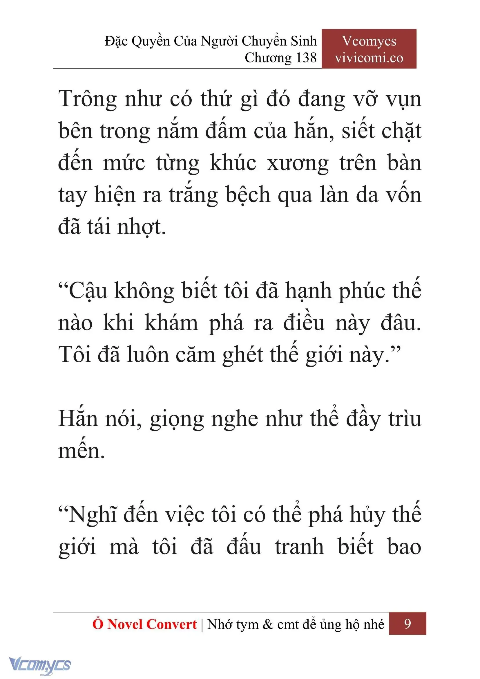[Novel] Đặc Quyền Của Người Chuyển Sinh Chapter 138 - Trang 12