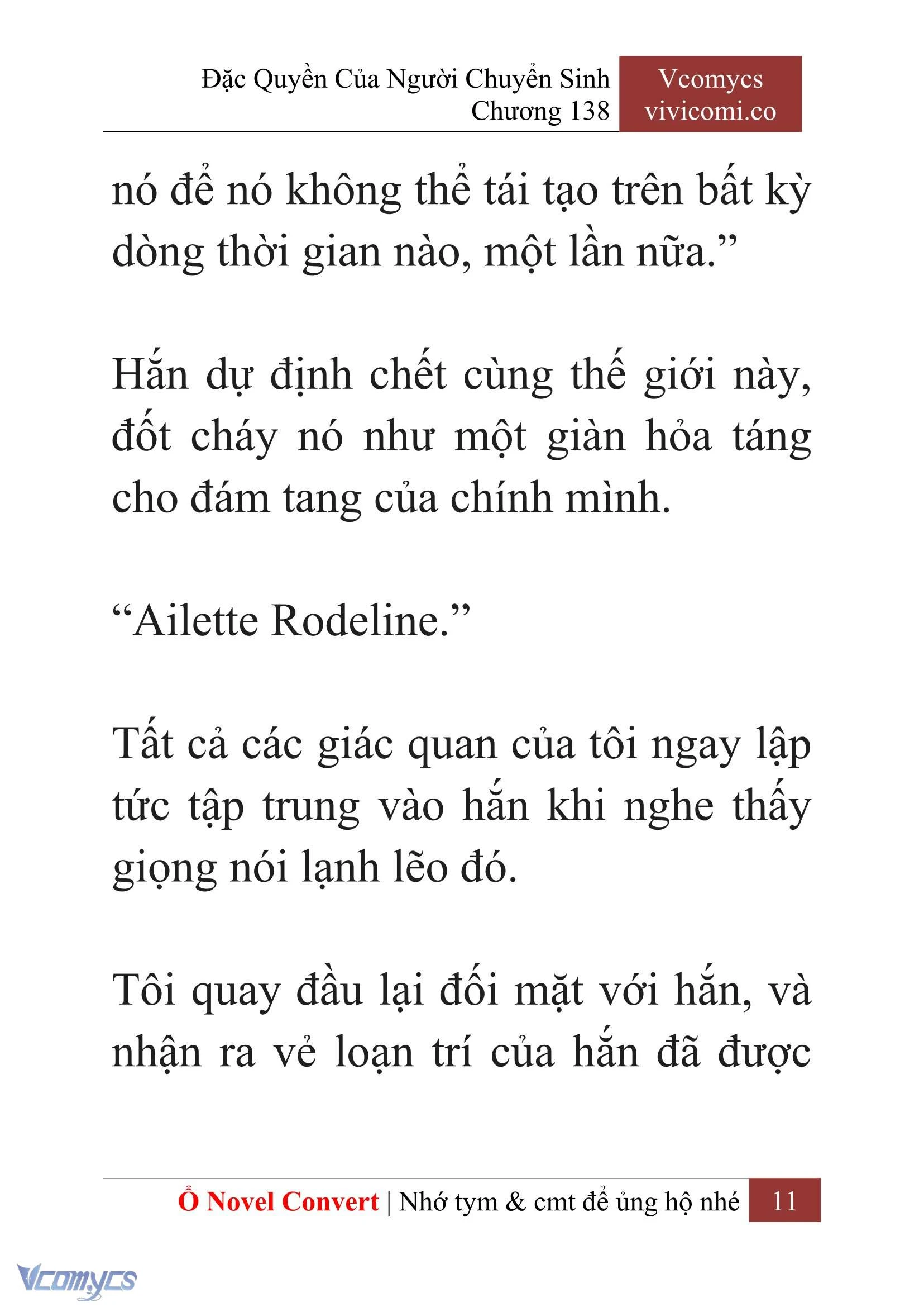 [Novel] Đặc Quyền Của Người Chuyển Sinh Chapter 138 - Trang 14