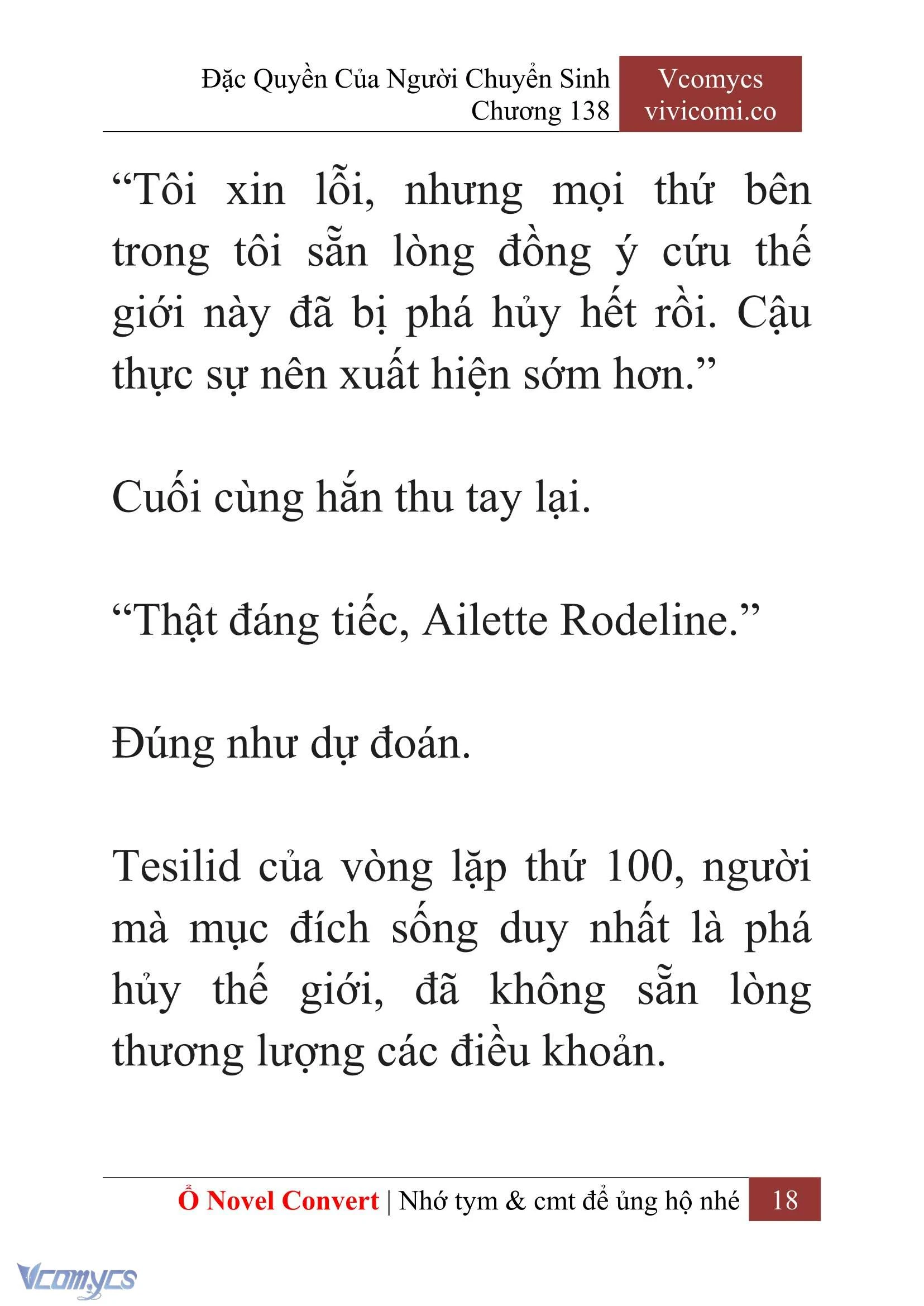 [Novel] Đặc Quyền Của Người Chuyển Sinh Chapter 138 - Trang 21