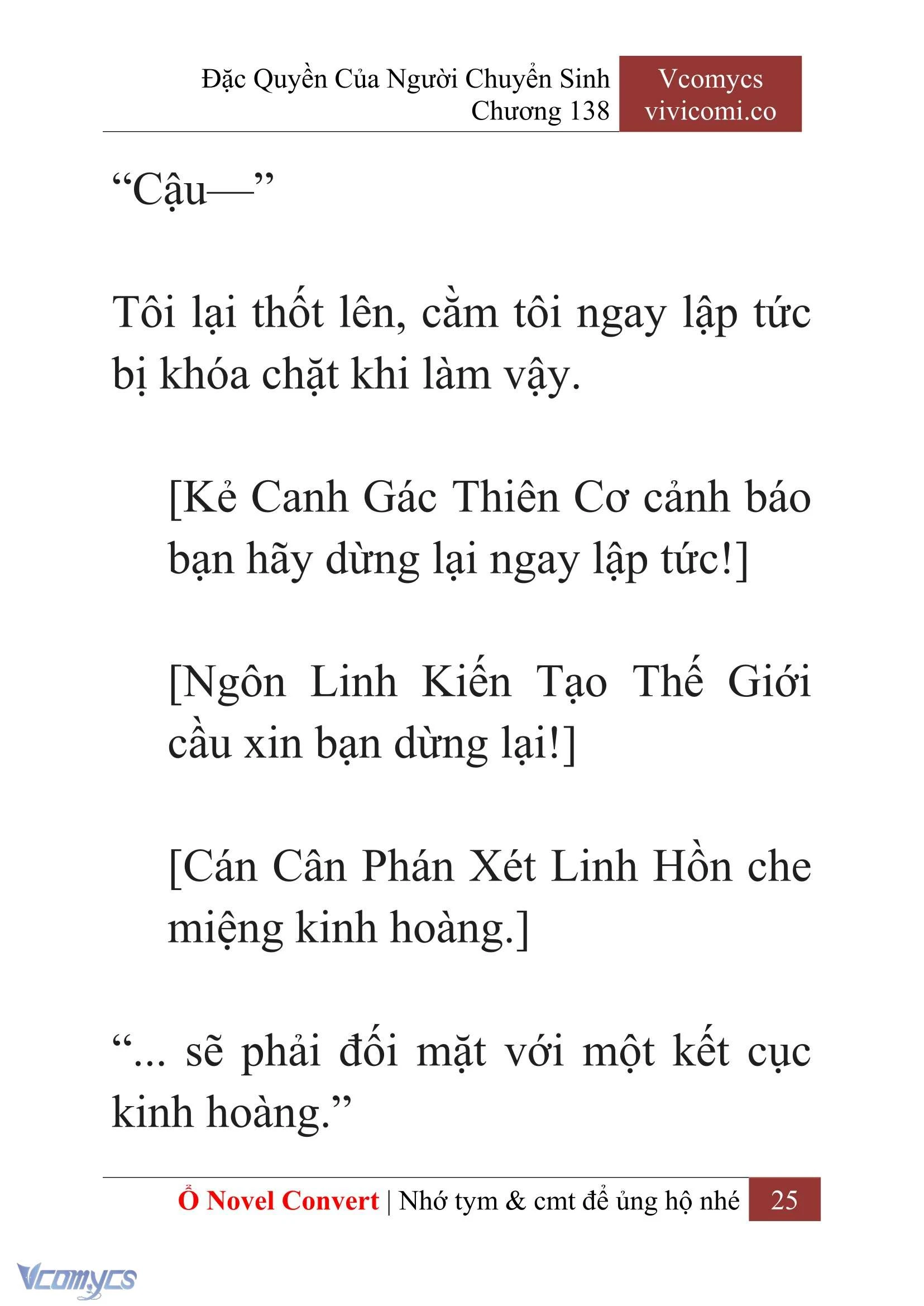 [Novel] Đặc Quyền Của Người Chuyển Sinh Chapter 138 - Trang 28