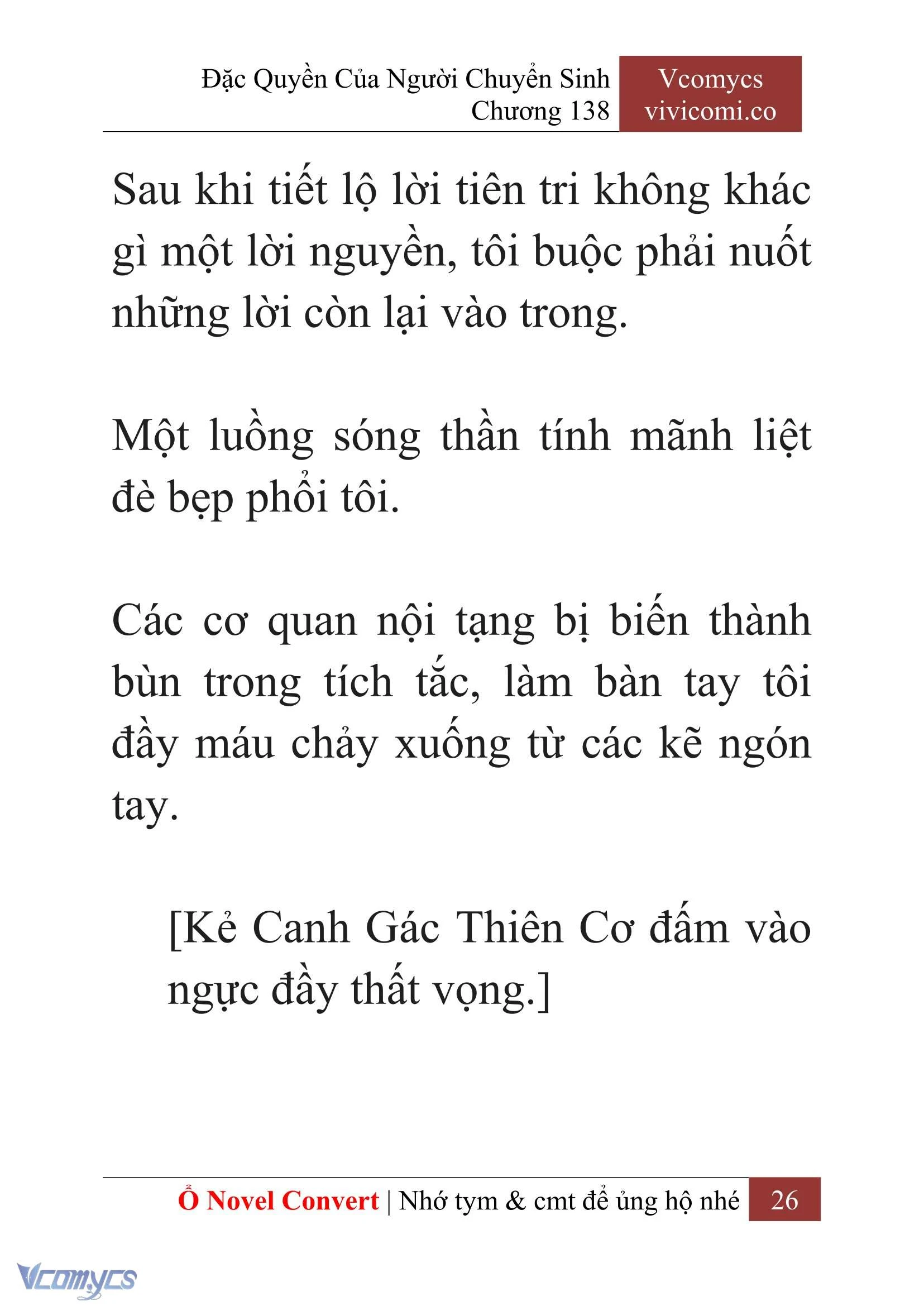 [Novel] Đặc Quyền Của Người Chuyển Sinh Chapter 138 - Trang 29