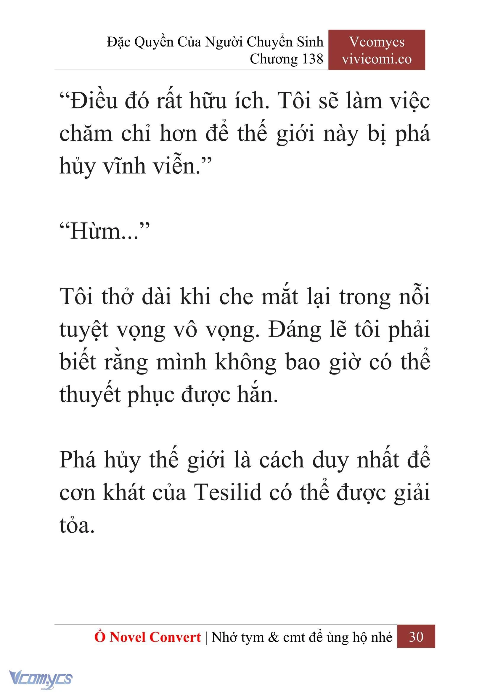[Novel] Đặc Quyền Của Người Chuyển Sinh Chapter 138 - Trang 33
