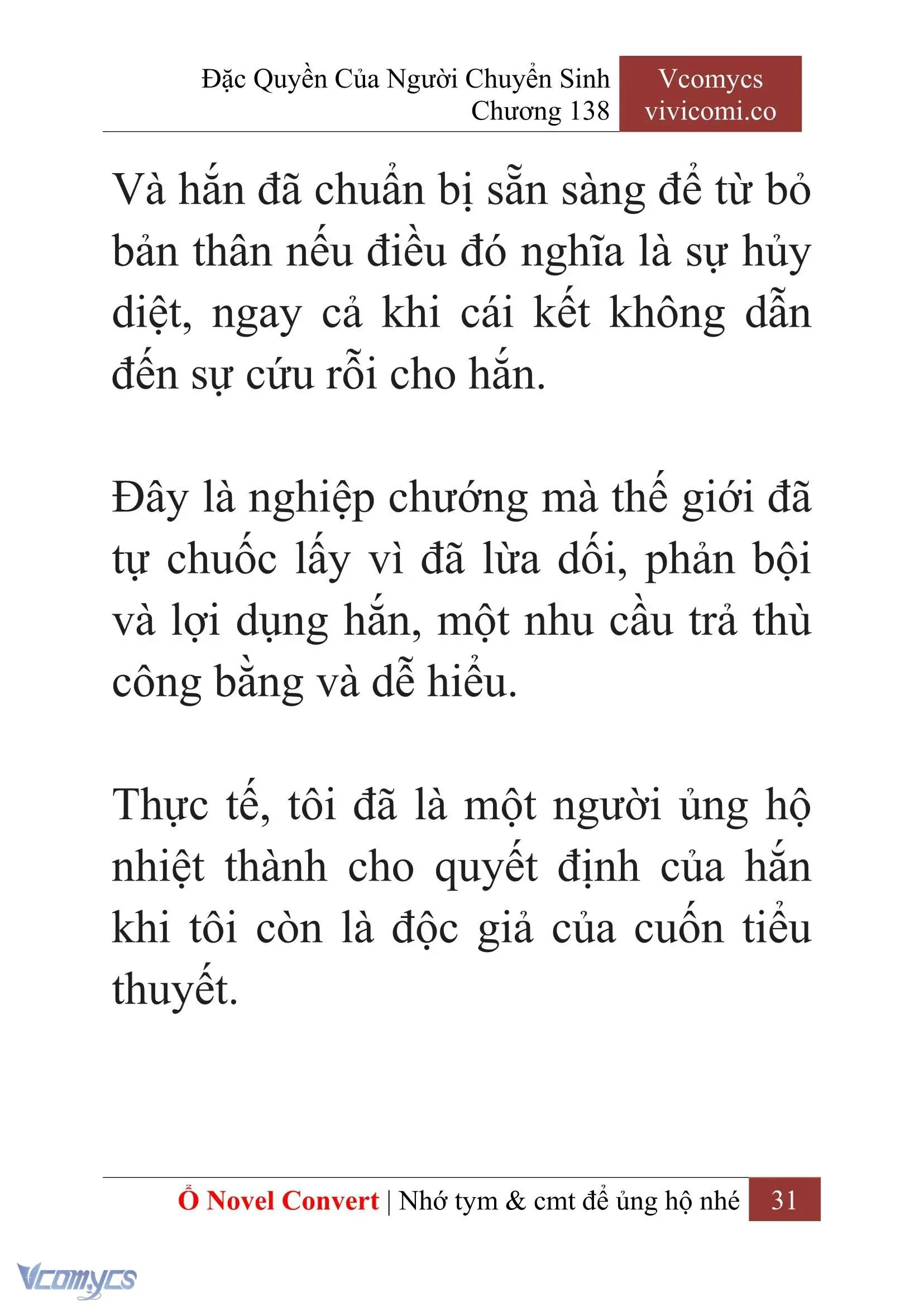 [Novel] Đặc Quyền Của Người Chuyển Sinh Chapter 138 - Trang 34
