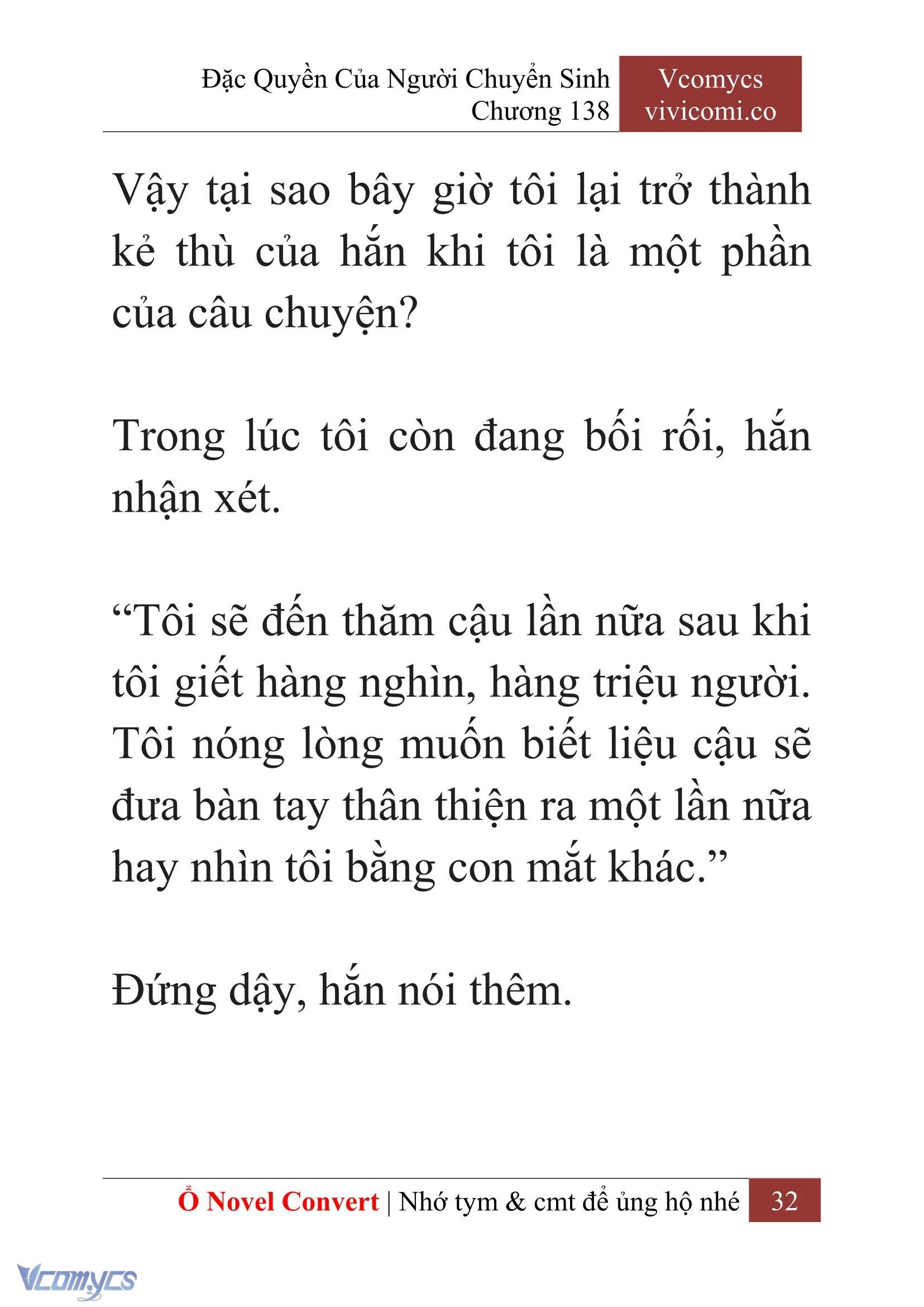 [Novel] Đặc Quyền Của Người Chuyển Sinh Chapter 138 - Trang 35