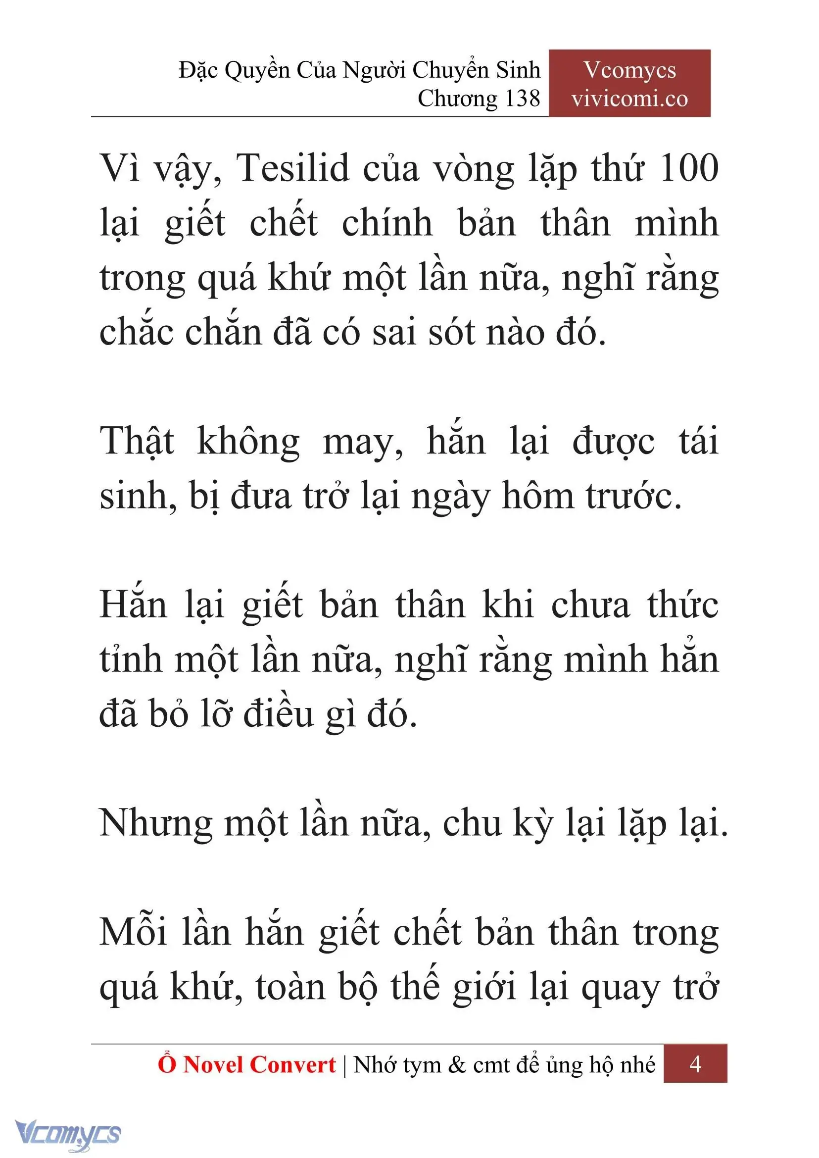 [Novel] Đặc Quyền Của Người Chuyển Sinh Chapter 138 - Trang 7