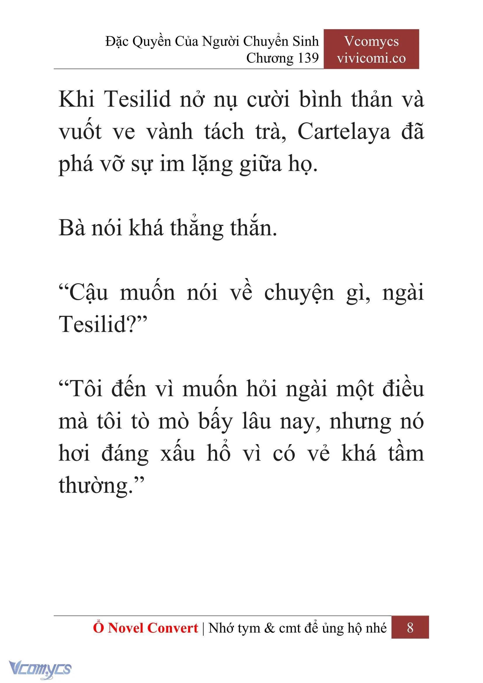[Novel] Đặc Quyền Của Người Chuyển Sinh Chapter 139 - Trang 11