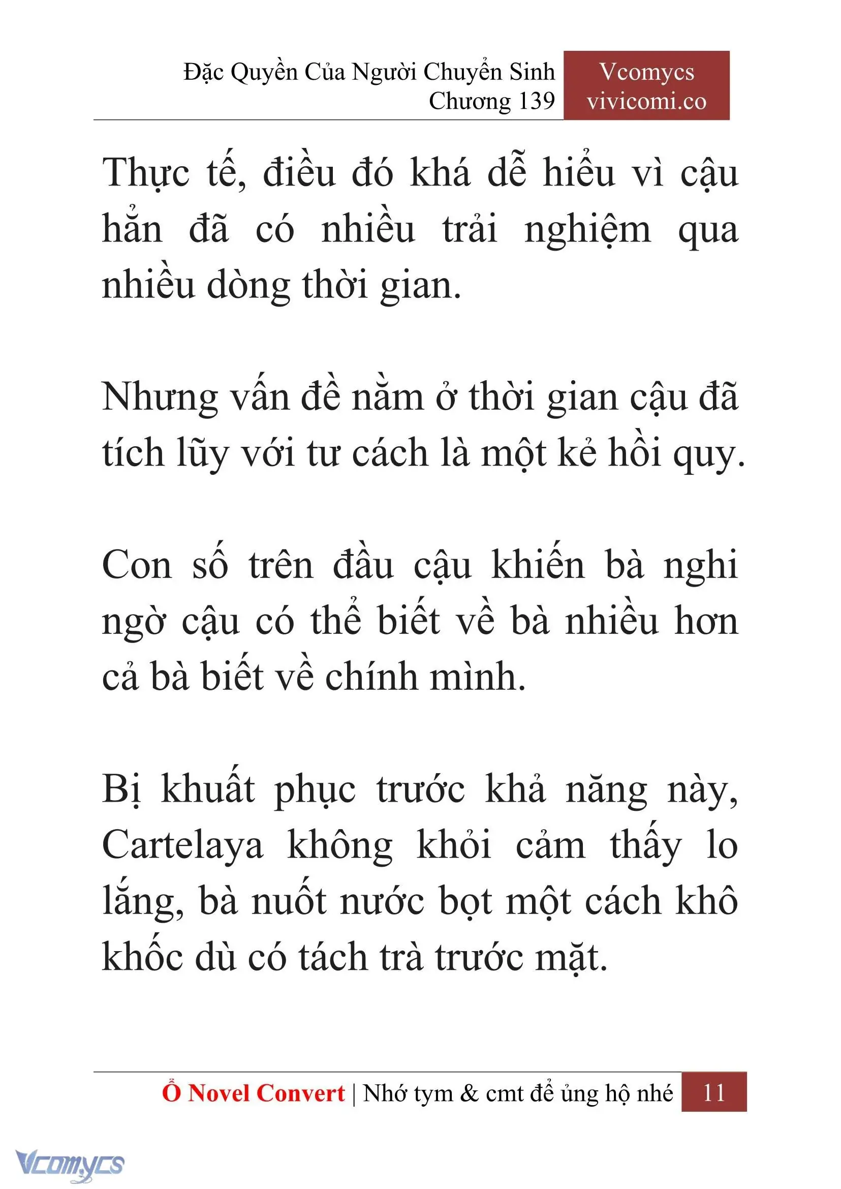 [Novel] Đặc Quyền Của Người Chuyển Sinh Chapter 139 - Trang 14