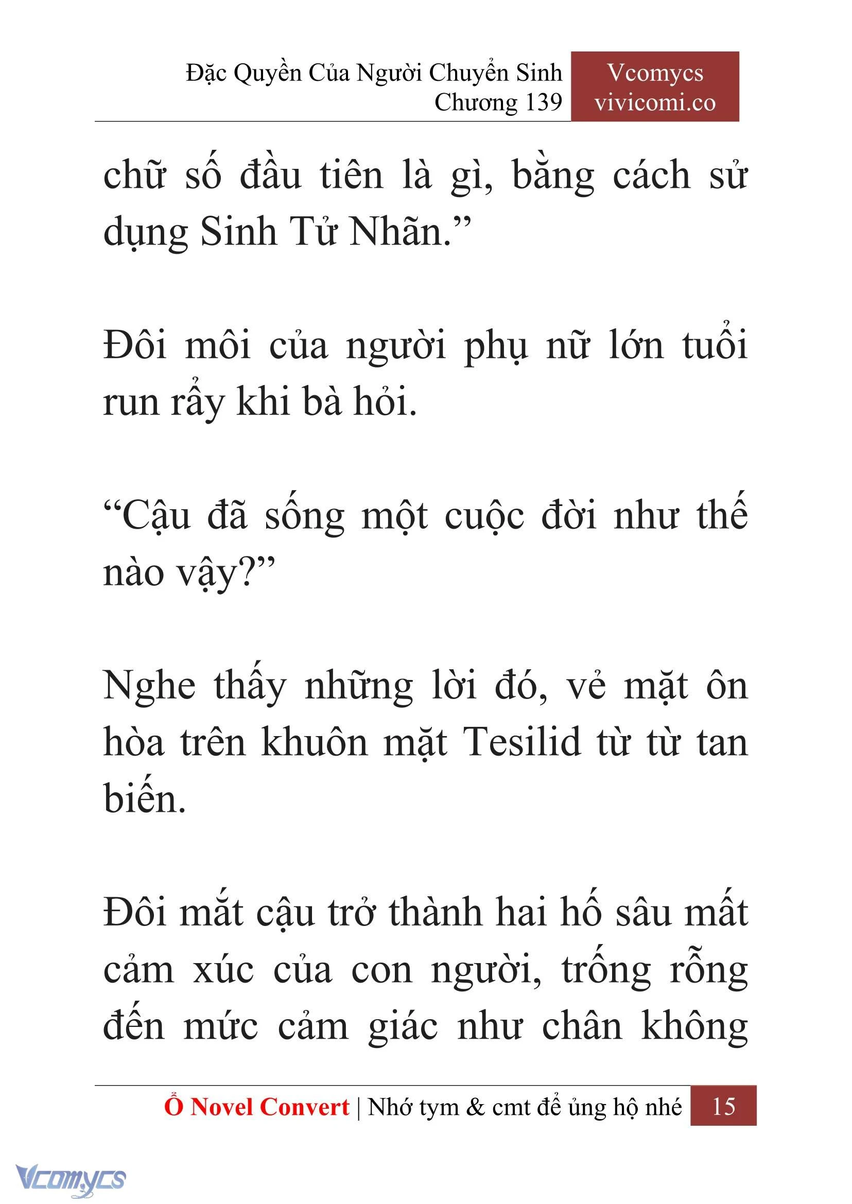 [Novel] Đặc Quyền Của Người Chuyển Sinh Chapter 139 - Trang 18