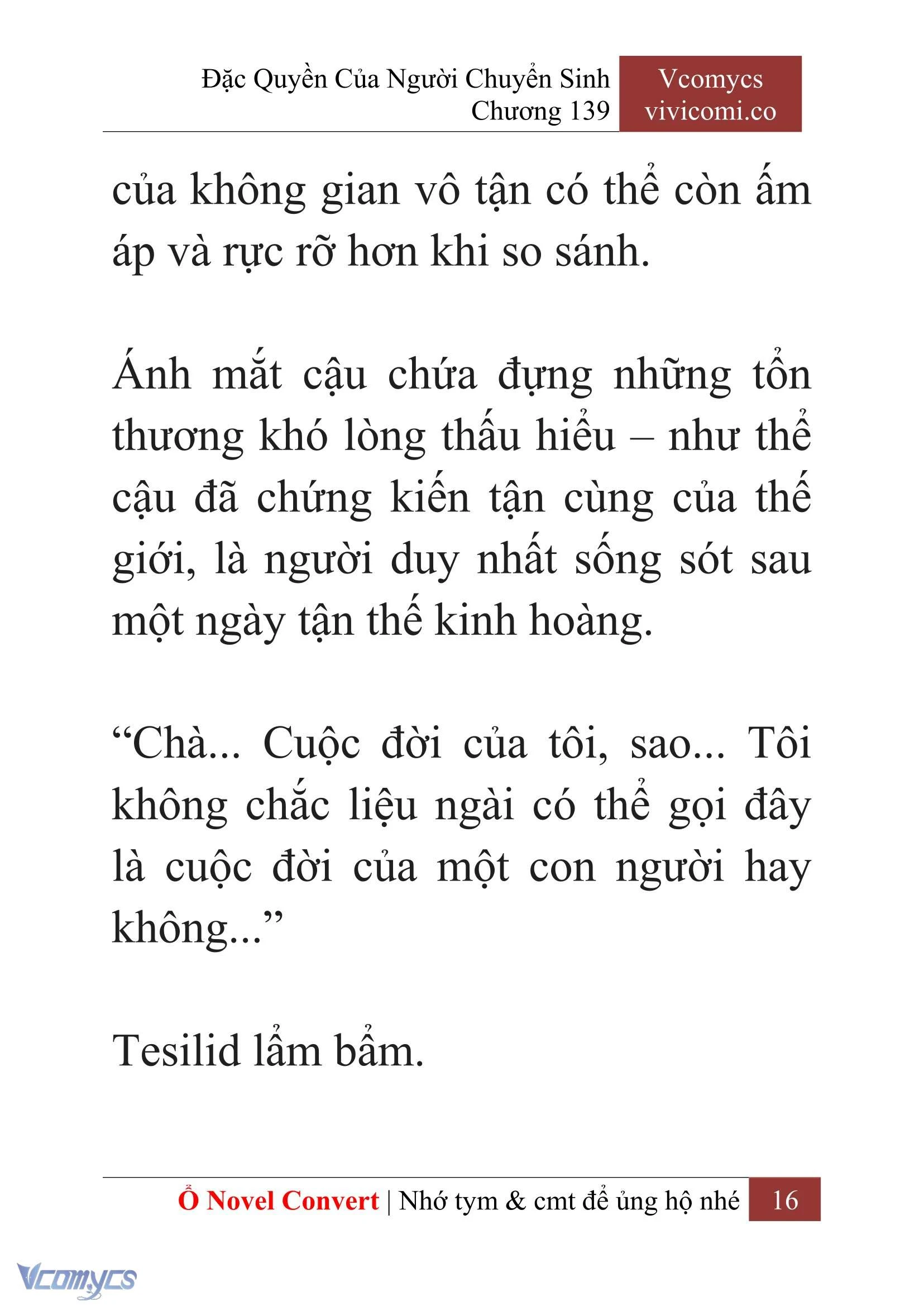 [Novel] Đặc Quyền Của Người Chuyển Sinh Chapter 139 - Trang 19
