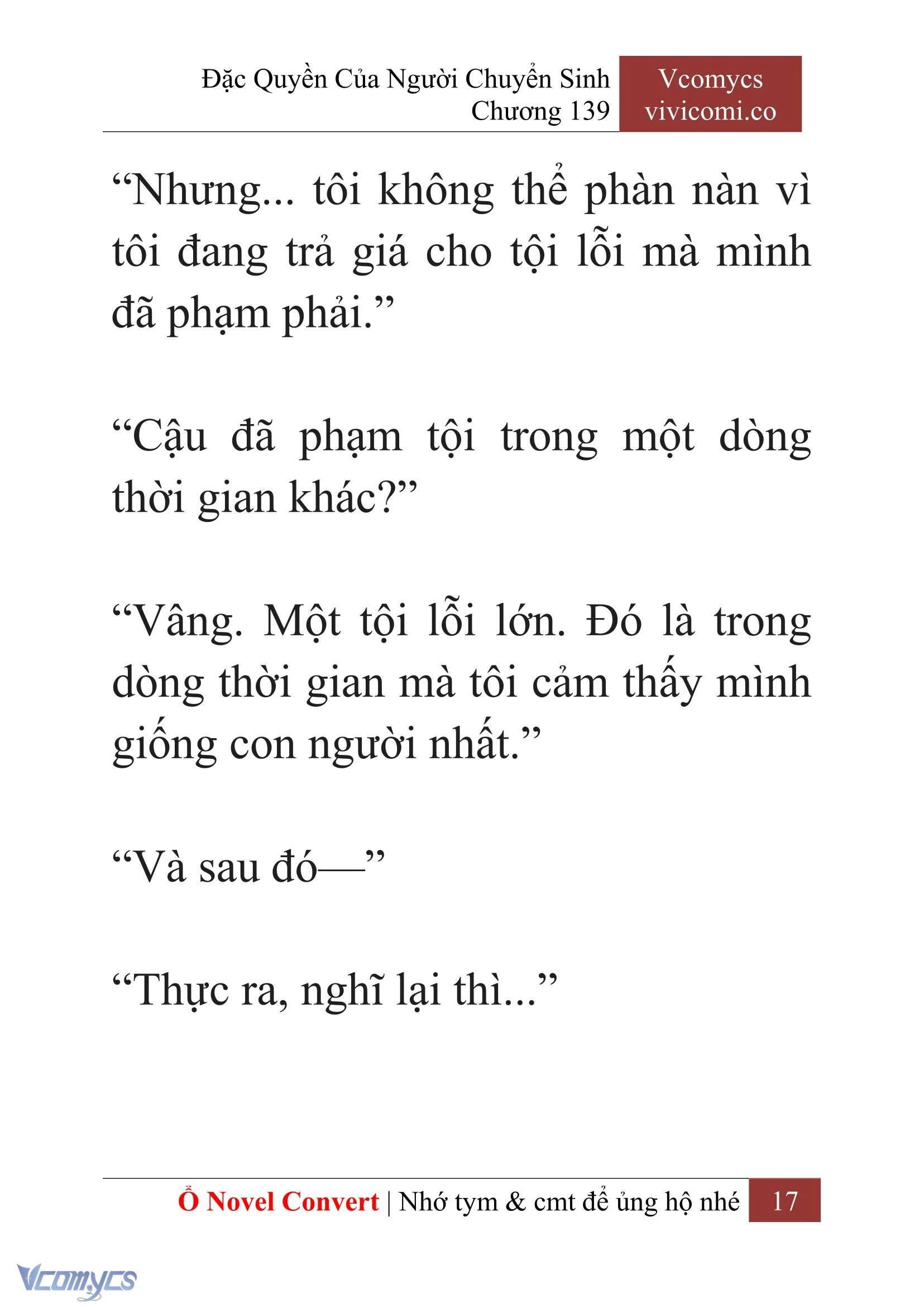 [Novel] Đặc Quyền Của Người Chuyển Sinh Chapter 139 - Trang 20