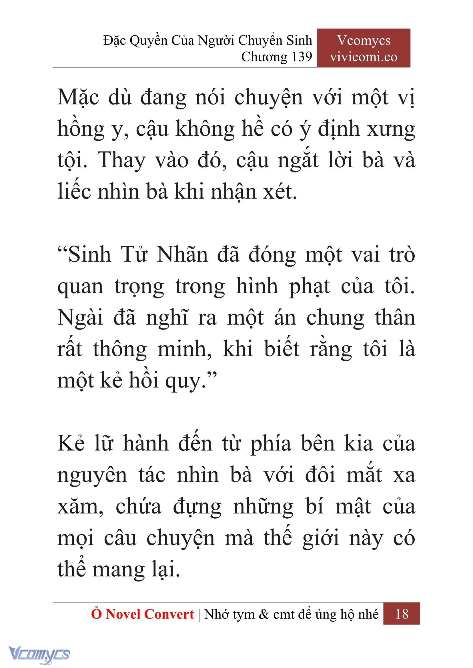 [Novel] Đặc Quyền Của Người Chuyển Sinh Chapter 139 - Trang 21