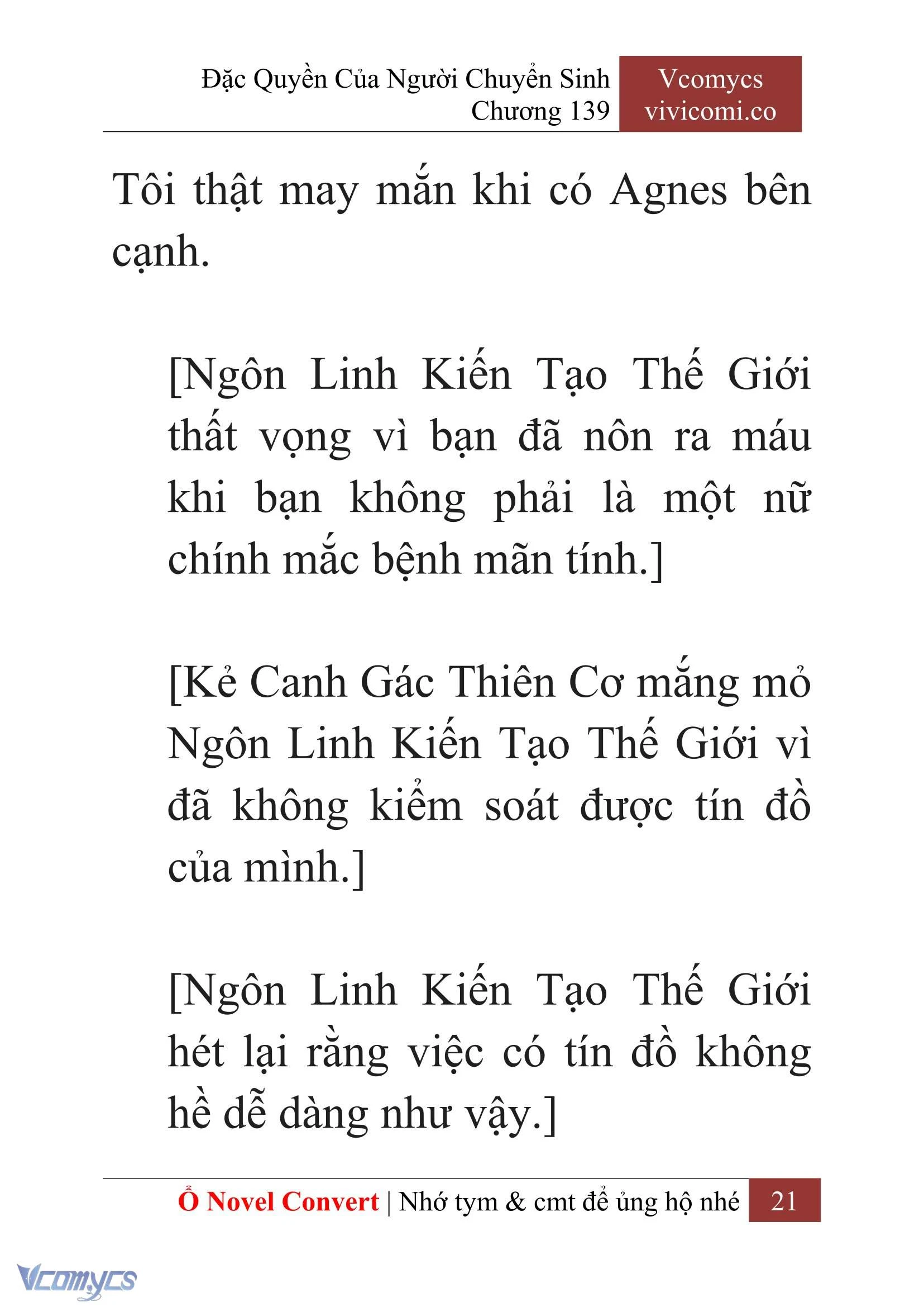 [Novel] Đặc Quyền Của Người Chuyển Sinh Chapter 139 - Trang 24
