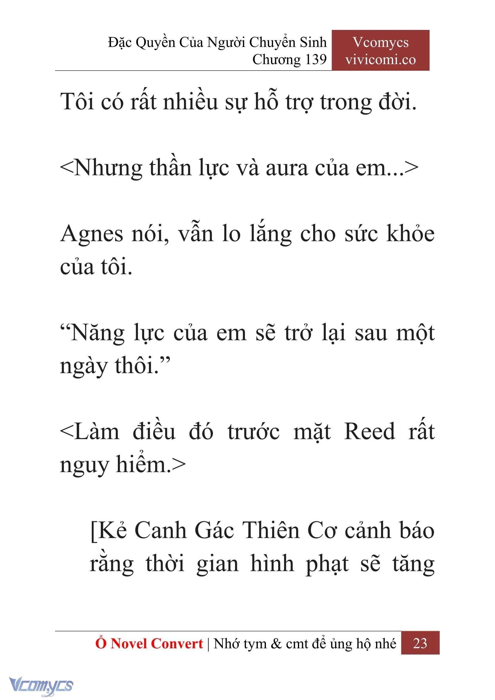 [Novel] Đặc Quyền Của Người Chuyển Sinh Chapter 139 - Trang 26
