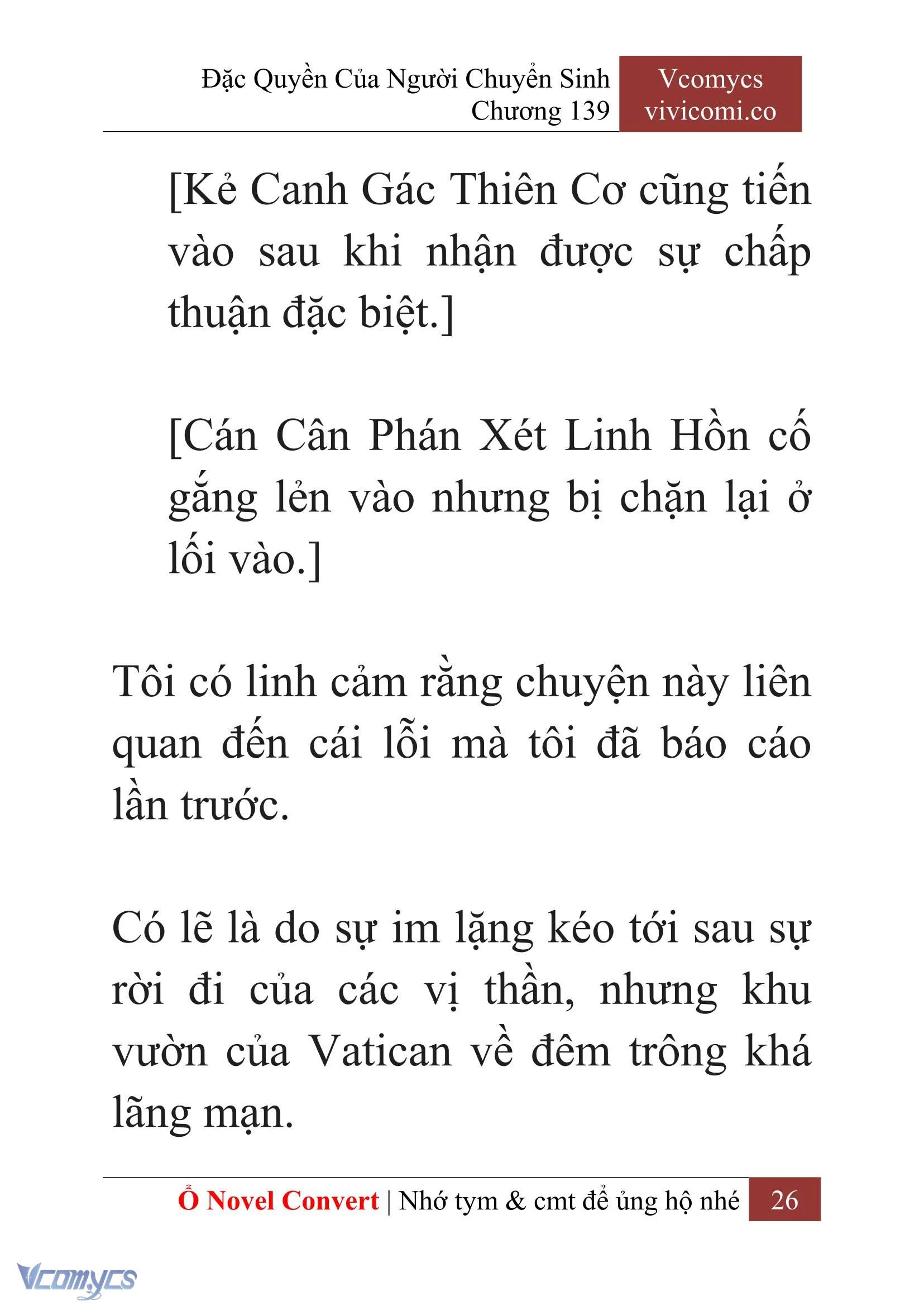 [Novel] Đặc Quyền Của Người Chuyển Sinh Chapter 139 - Trang 29