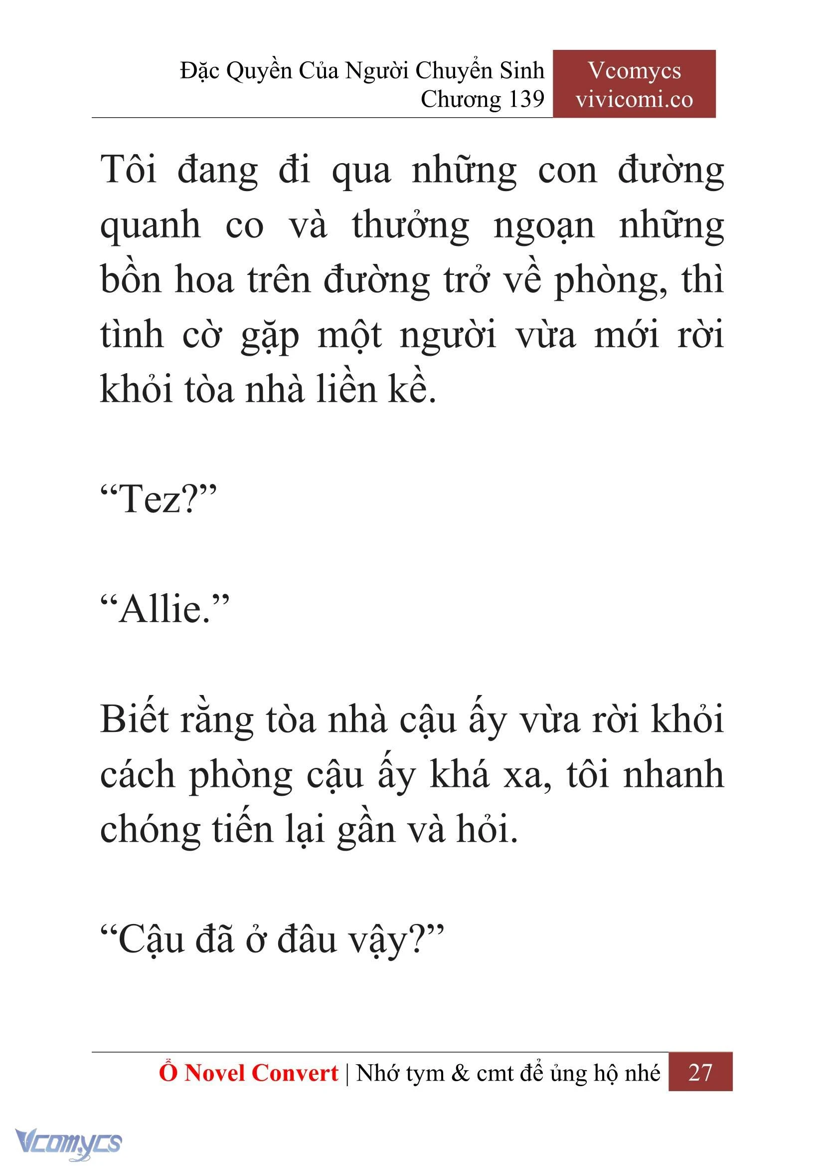 [Novel] Đặc Quyền Của Người Chuyển Sinh Chapter 139 - Trang 30