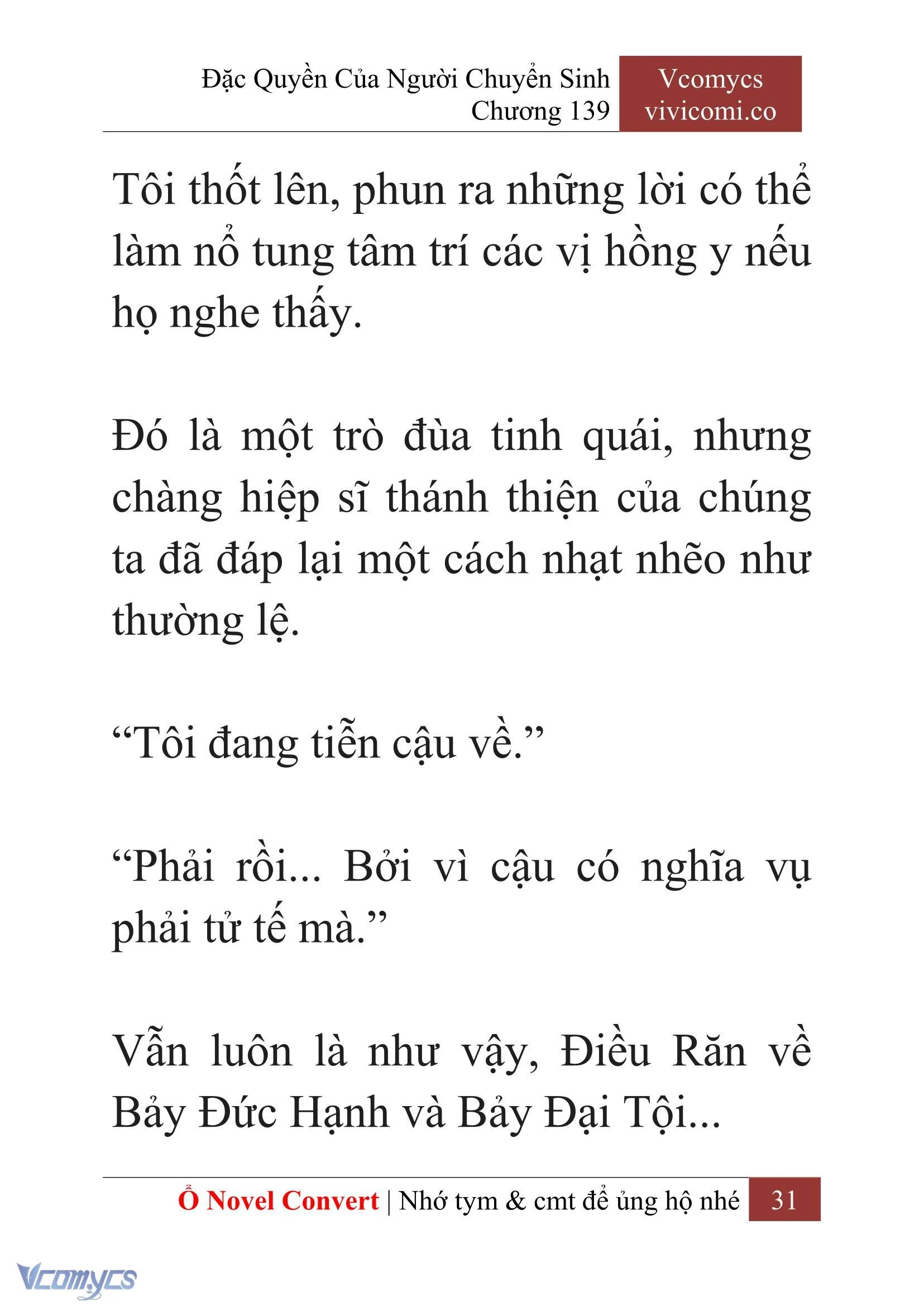 [Novel] Đặc Quyền Của Người Chuyển Sinh Chapter 139 - Trang 34