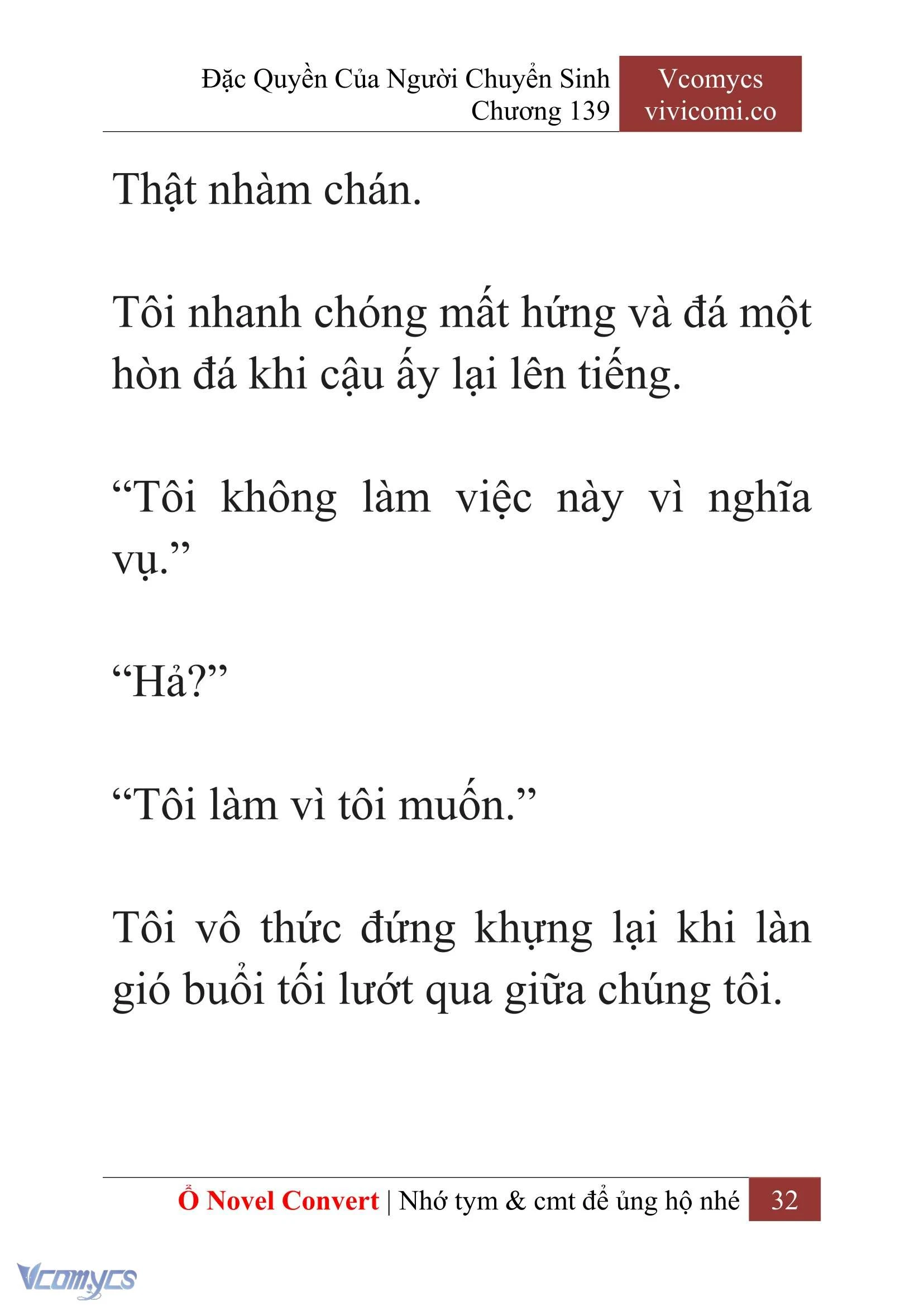 [Novel] Đặc Quyền Của Người Chuyển Sinh Chapter 139 - Trang 35