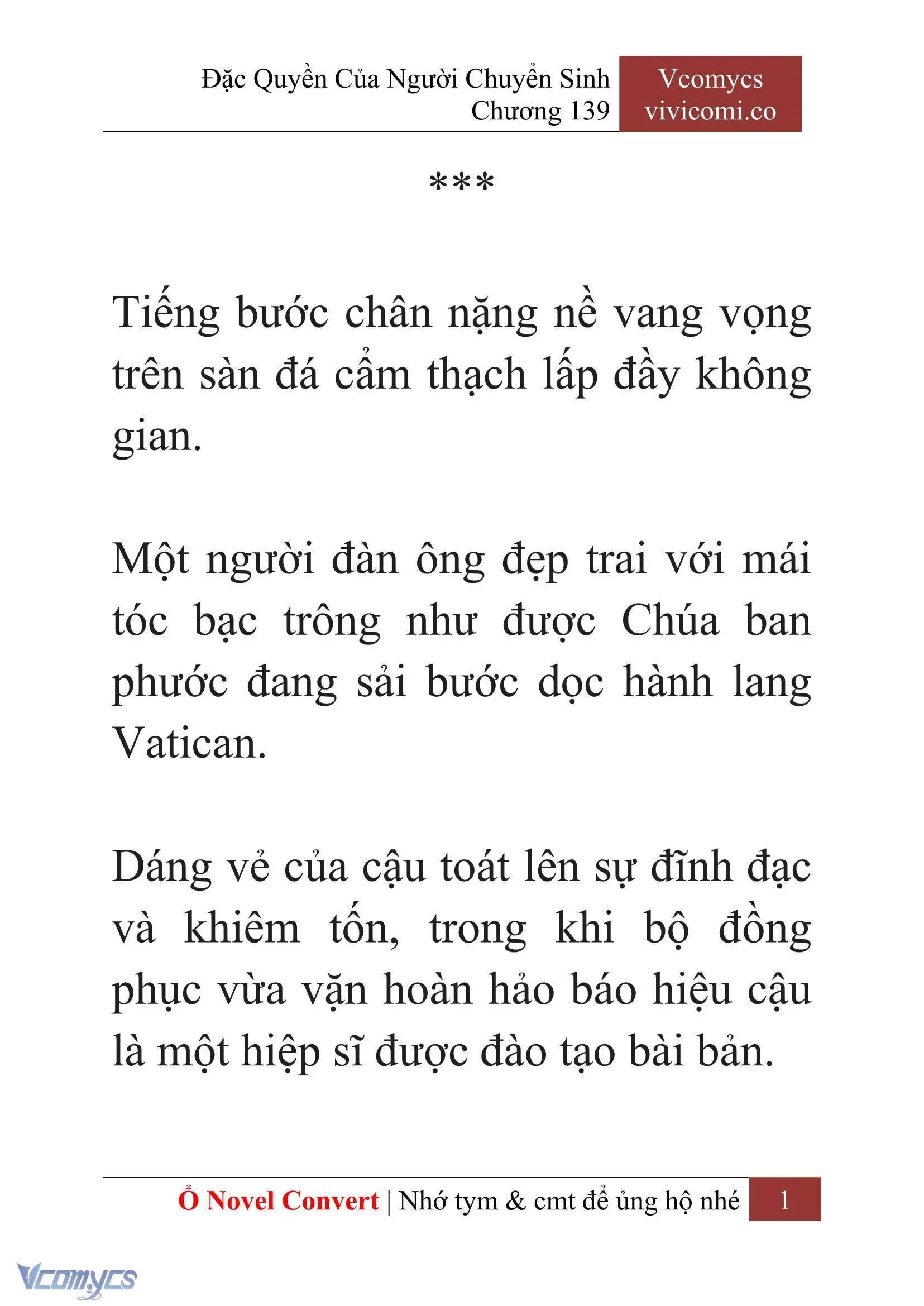 [Novel] Đặc Quyền Của Người Chuyển Sinh Chapter 139 - Trang 4