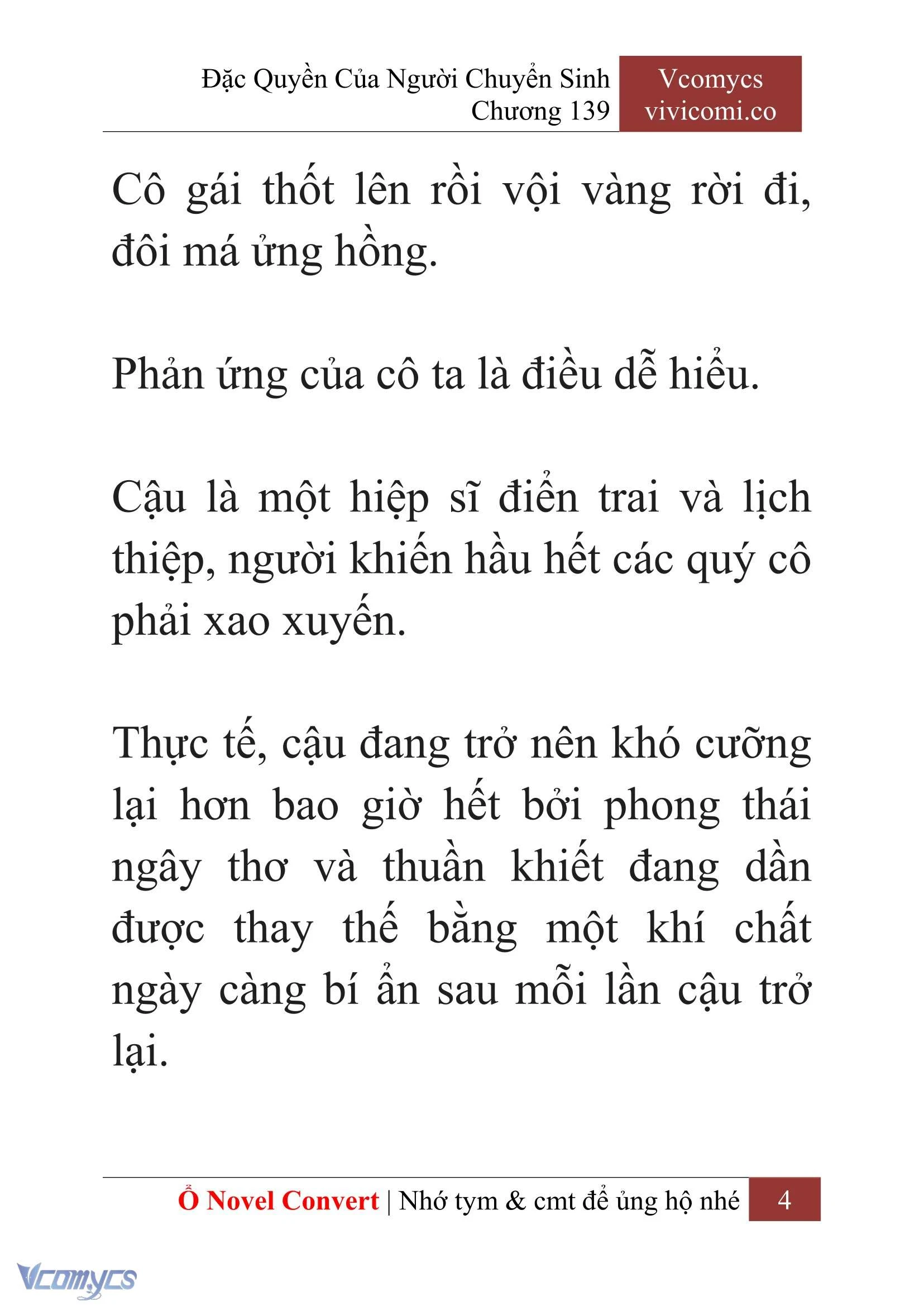 [Novel] Đặc Quyền Của Người Chuyển Sinh Chapter 139 - Trang 7