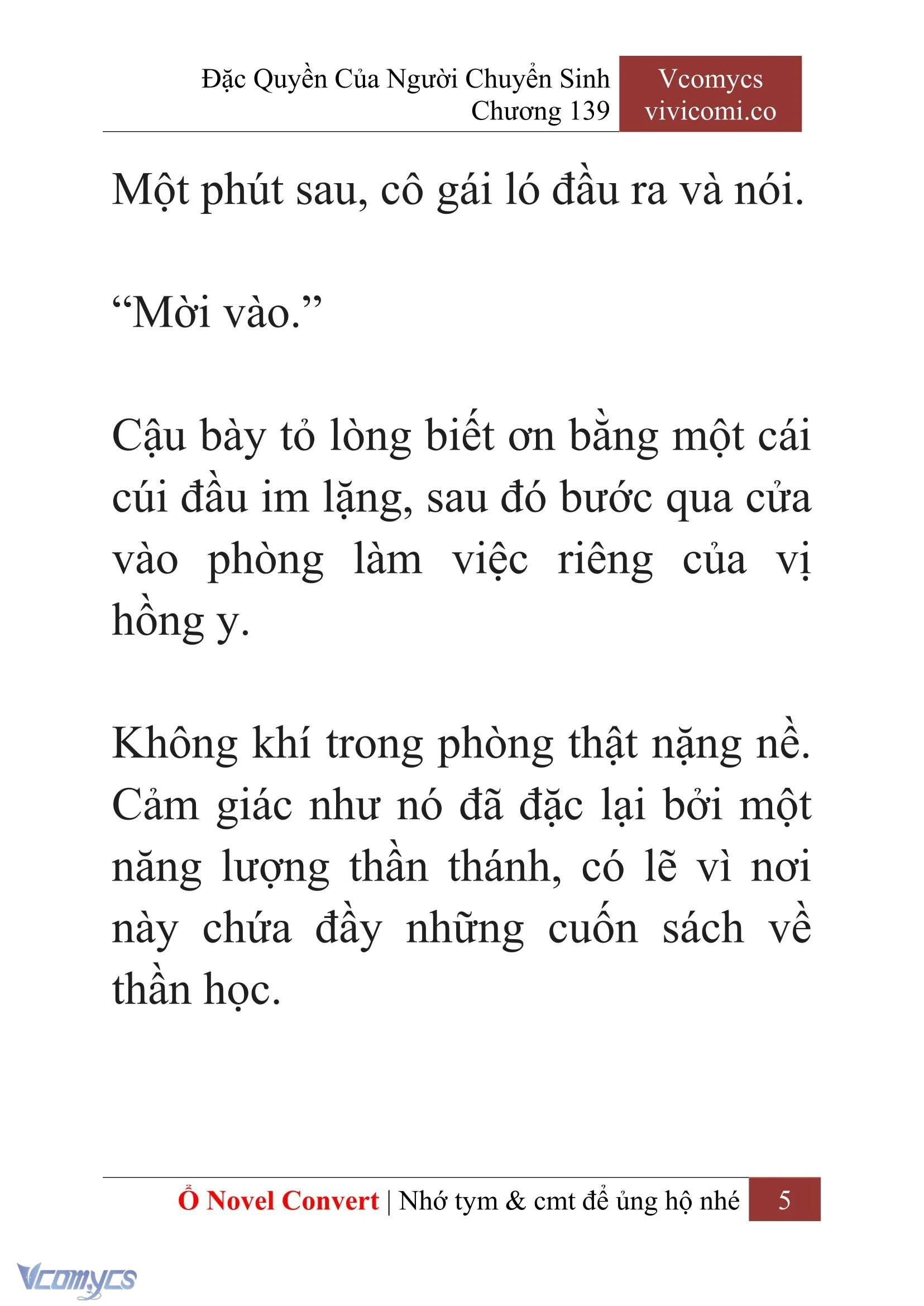 [Novel] Đặc Quyền Của Người Chuyển Sinh Chapter 139 - Trang 8