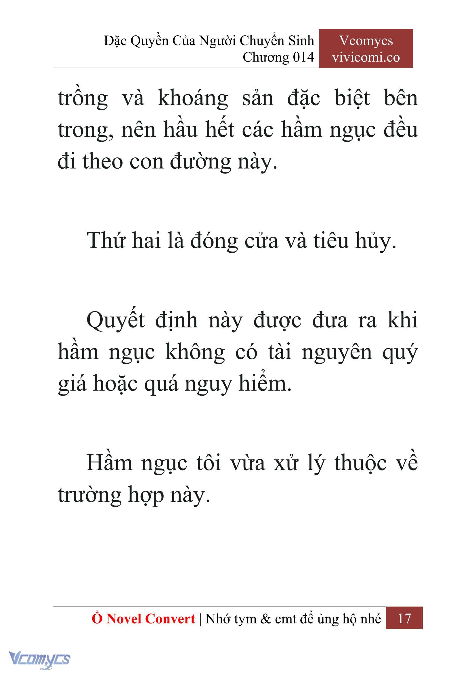 [Novel] Đặc Quyền Của Người Chuyển Sinh Chapter 14 - Trang 20