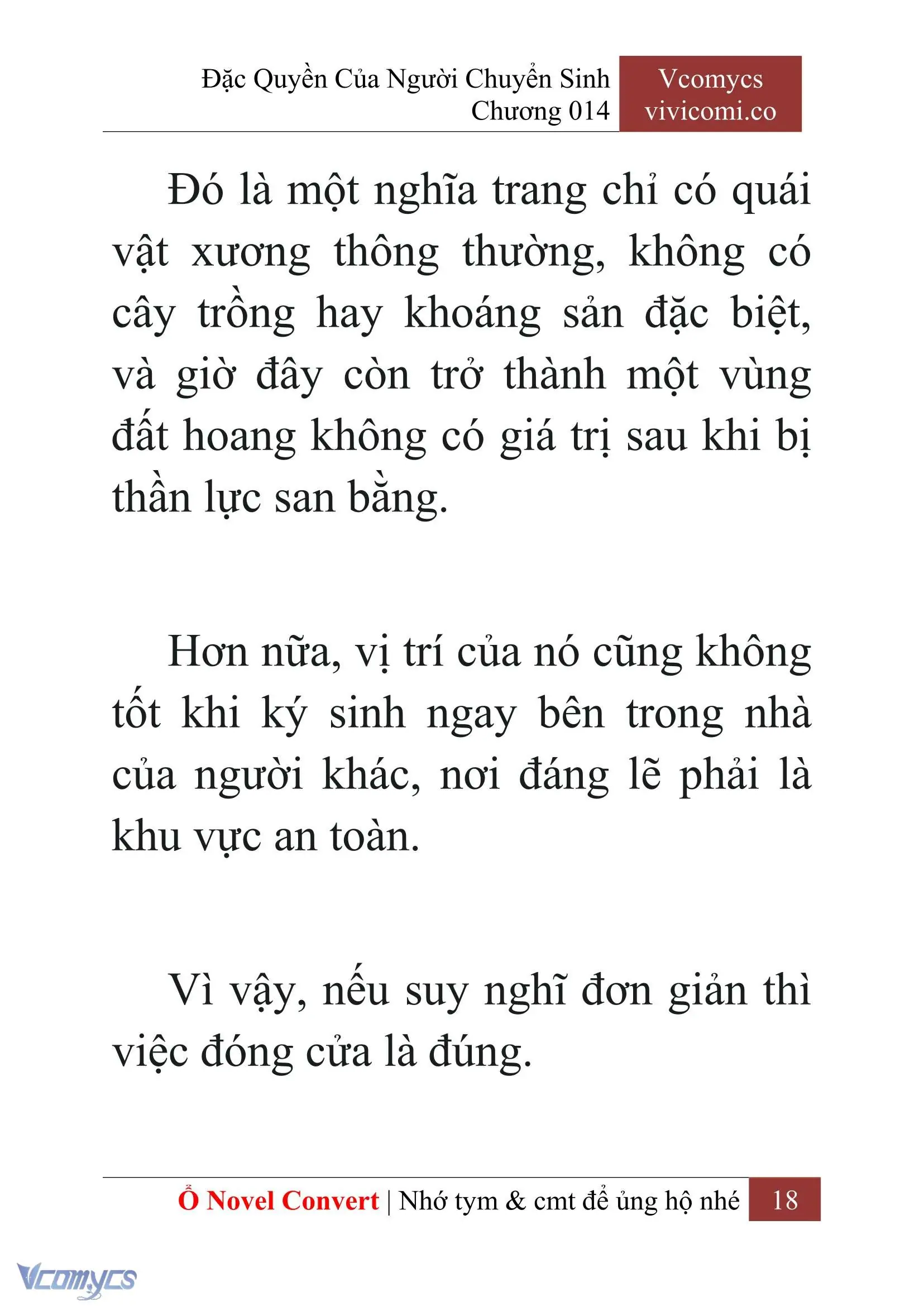 [Novel] Đặc Quyền Của Người Chuyển Sinh Chapter 14 - Trang 21