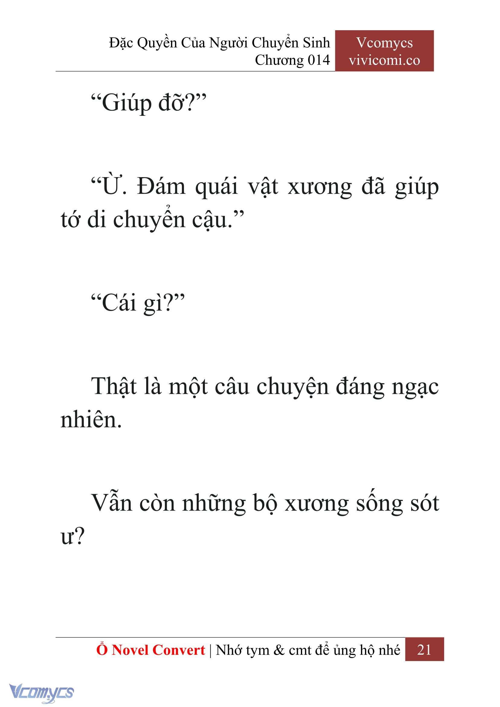 [Novel] Đặc Quyền Của Người Chuyển Sinh Chapter 14 - Trang 24