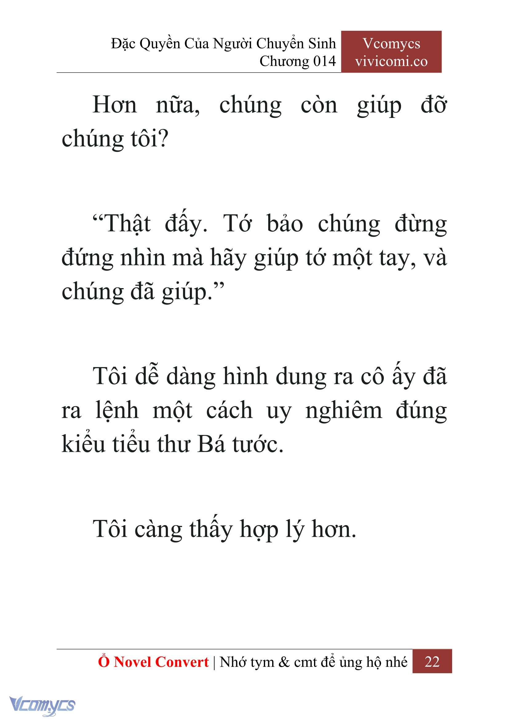 [Novel] Đặc Quyền Của Người Chuyển Sinh Chapter 14 - Trang 25