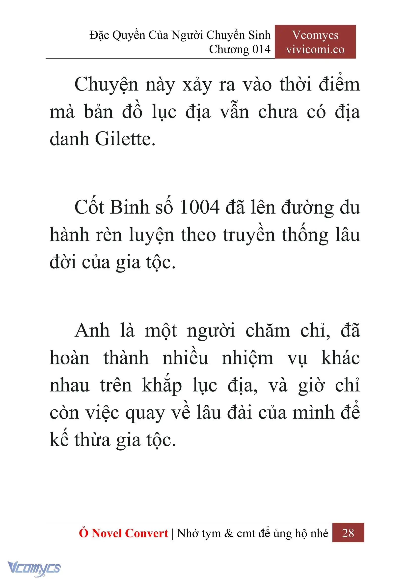 [Novel] Đặc Quyền Của Người Chuyển Sinh Chapter 14 - Trang 31