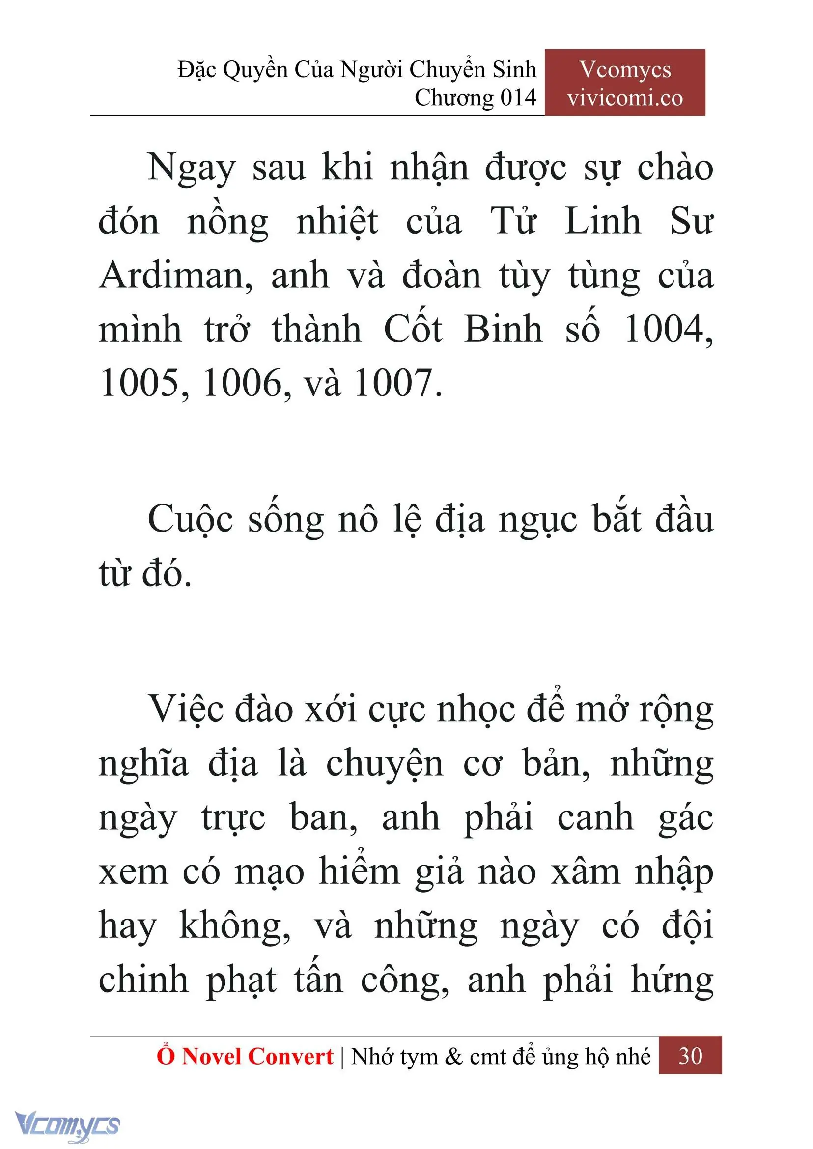 [Novel] Đặc Quyền Của Người Chuyển Sinh Chapter 14 - Trang 33