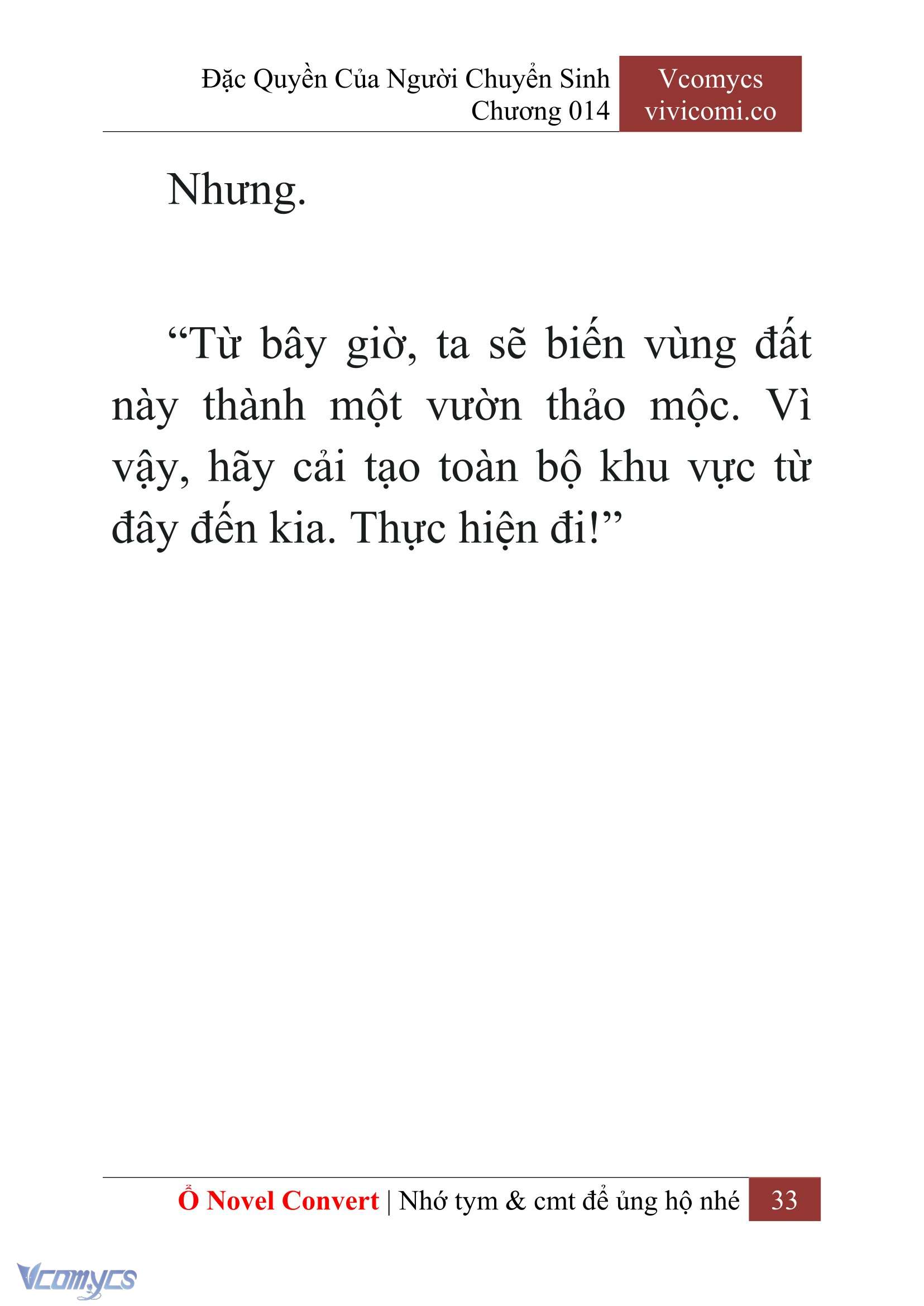 [Novel] Đặc Quyền Của Người Chuyển Sinh Chapter 14 - Trang 36