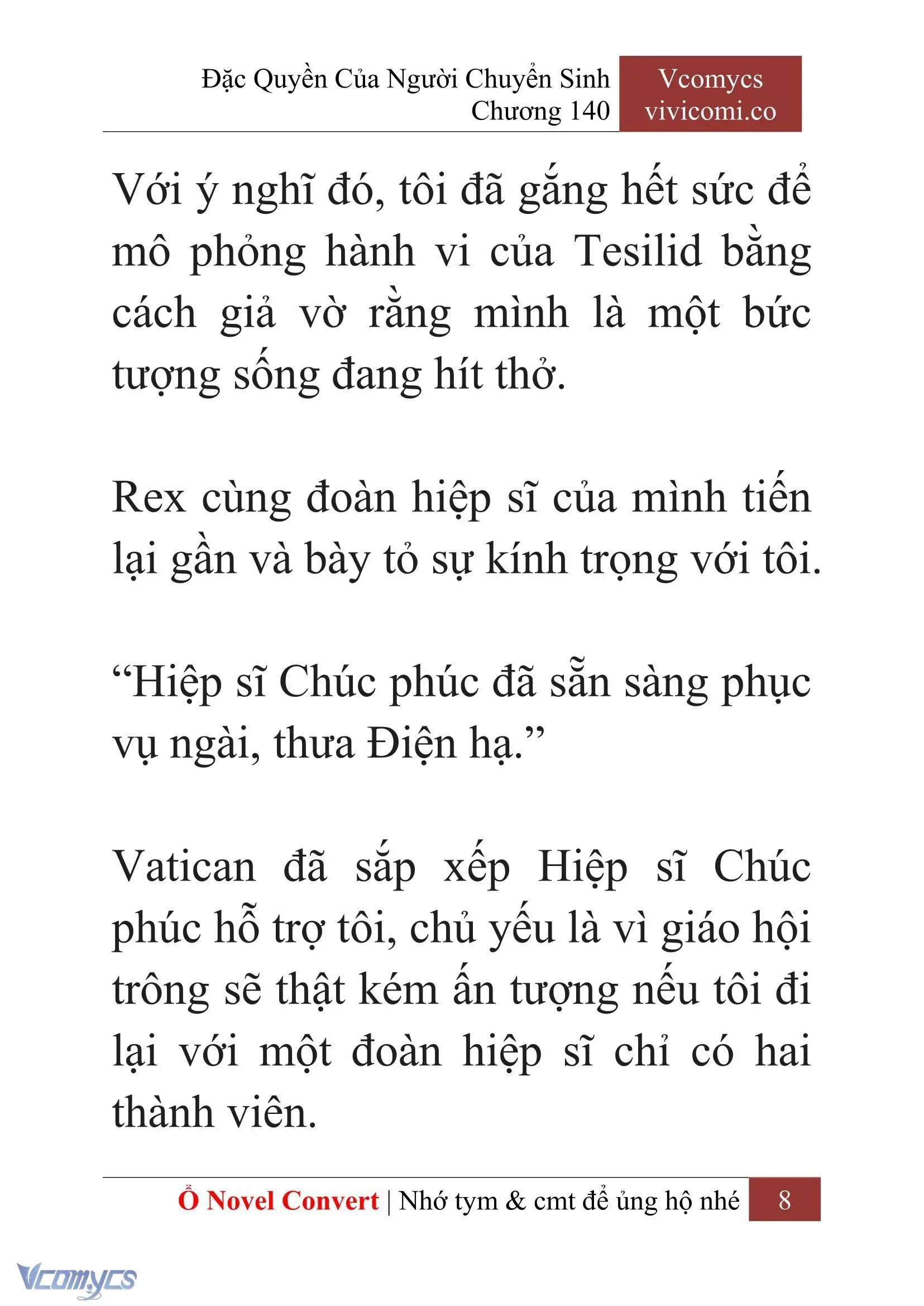 [Novel] Đặc Quyền Của Người Chuyển Sinh Chapter 140 - Trang 11