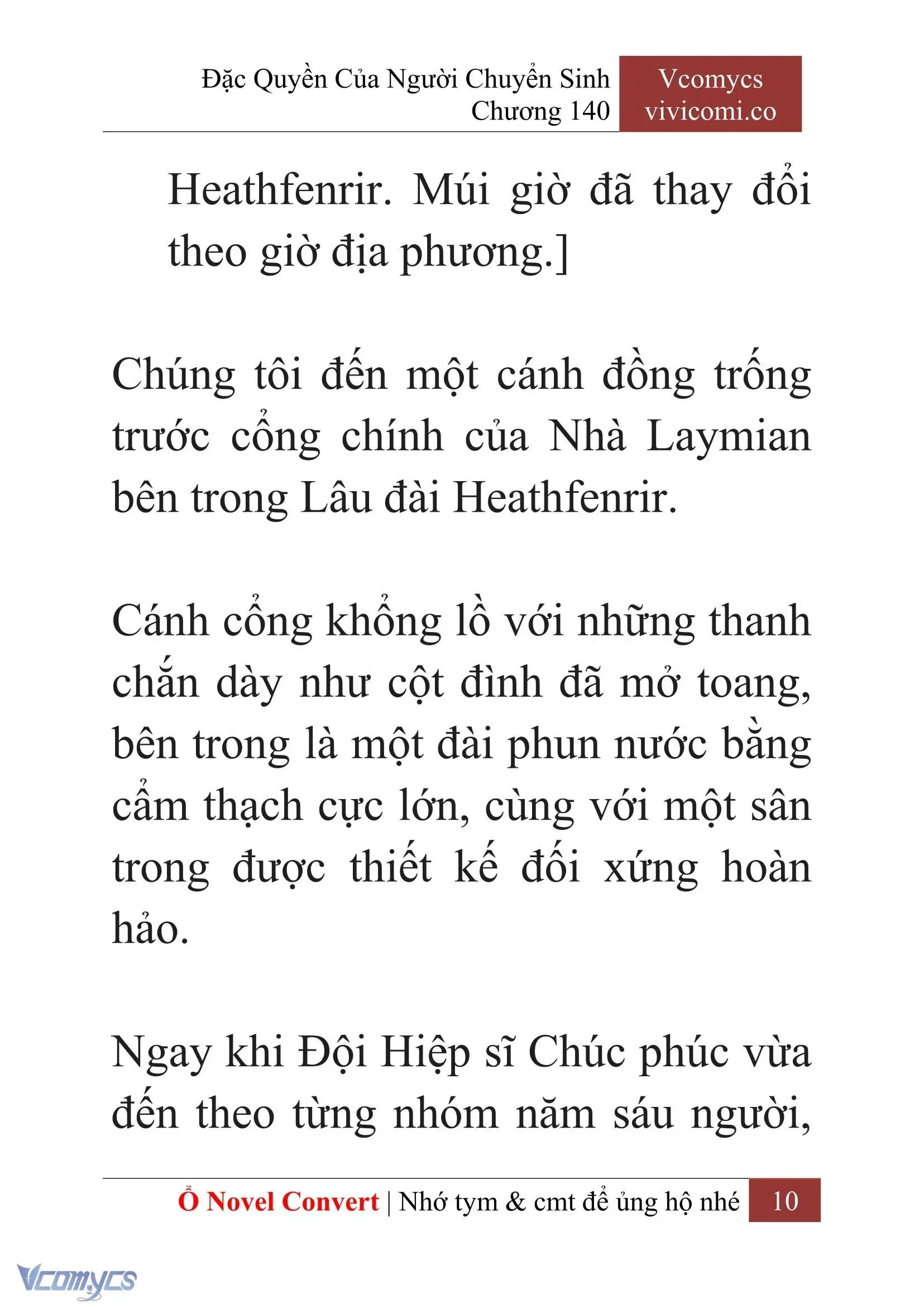 [Novel] Đặc Quyền Của Người Chuyển Sinh Chapter 140 - Trang 13