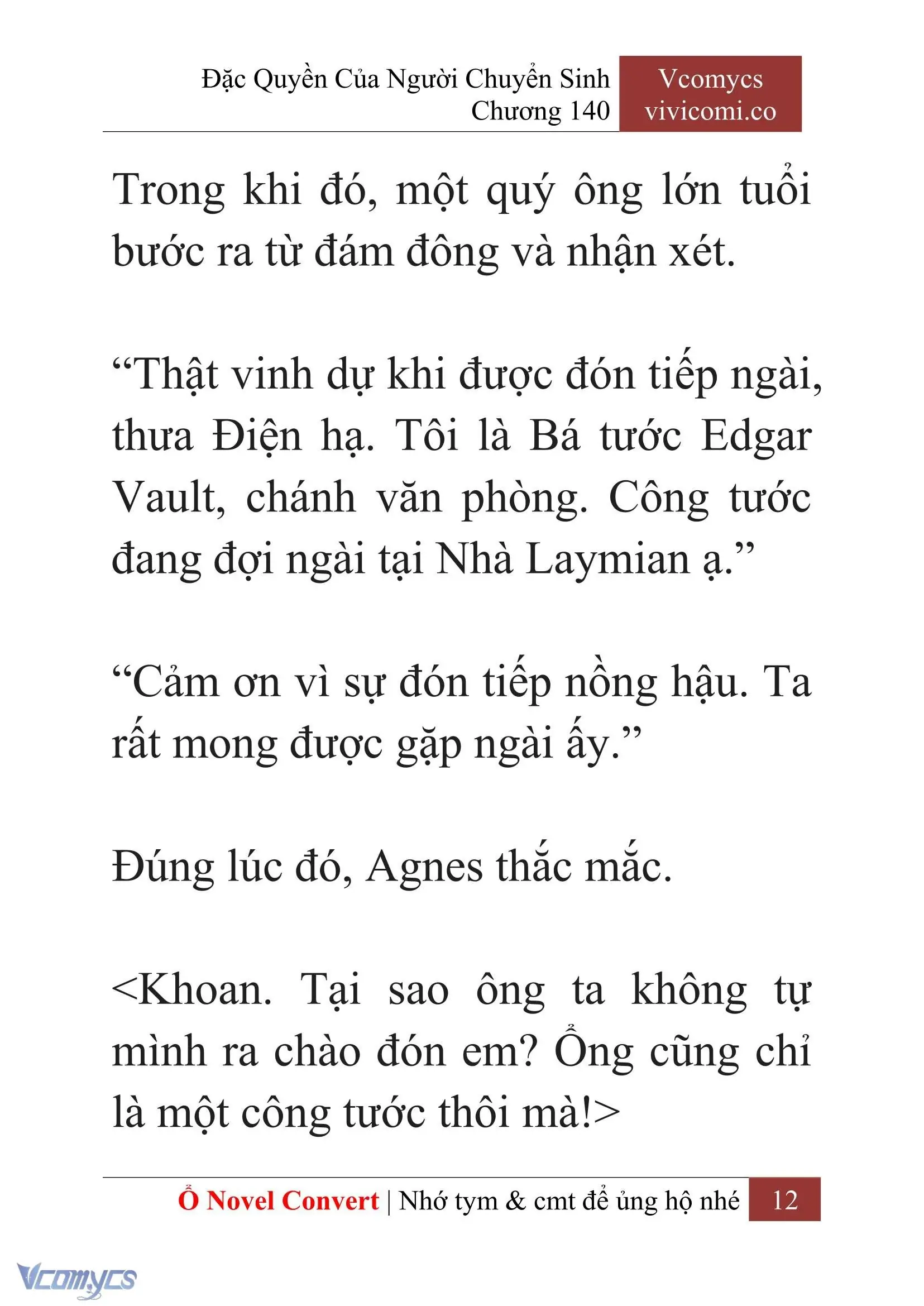 [Novel] Đặc Quyền Của Người Chuyển Sinh Chapter 140 - Trang 15