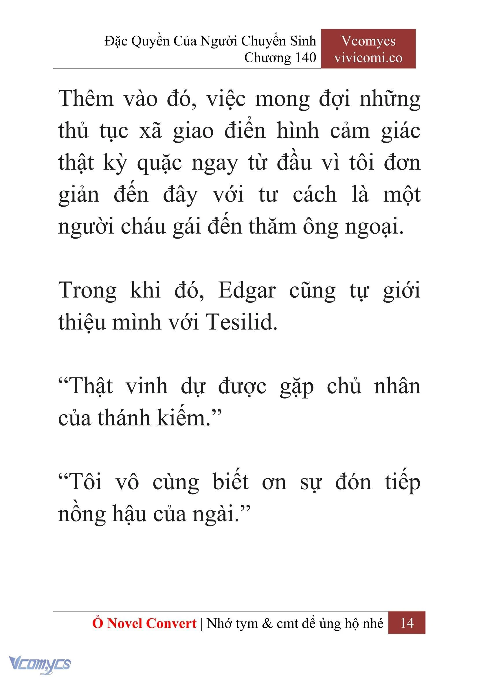 [Novel] Đặc Quyền Của Người Chuyển Sinh Chapter 140 - Trang 17
