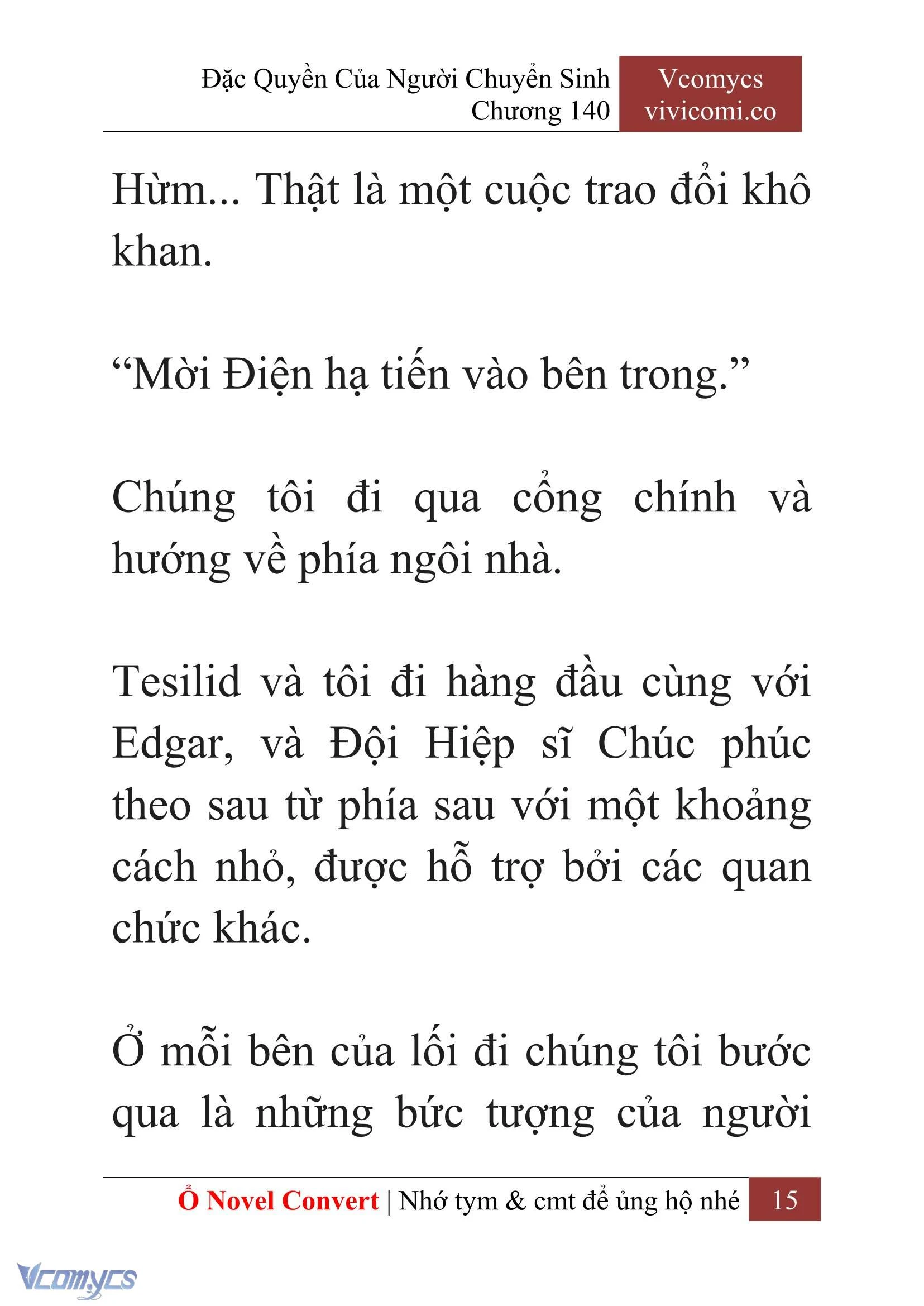 [Novel] Đặc Quyền Của Người Chuyển Sinh Chapter 140 - Trang 18