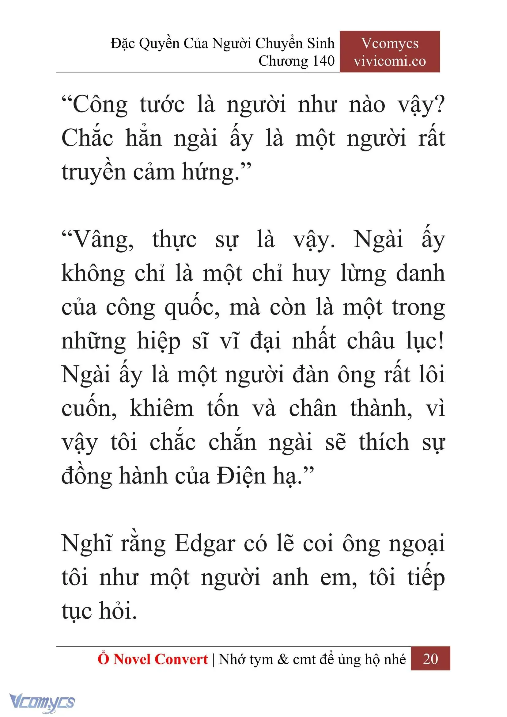 [Novel] Đặc Quyền Của Người Chuyển Sinh Chapter 140 - Trang 23