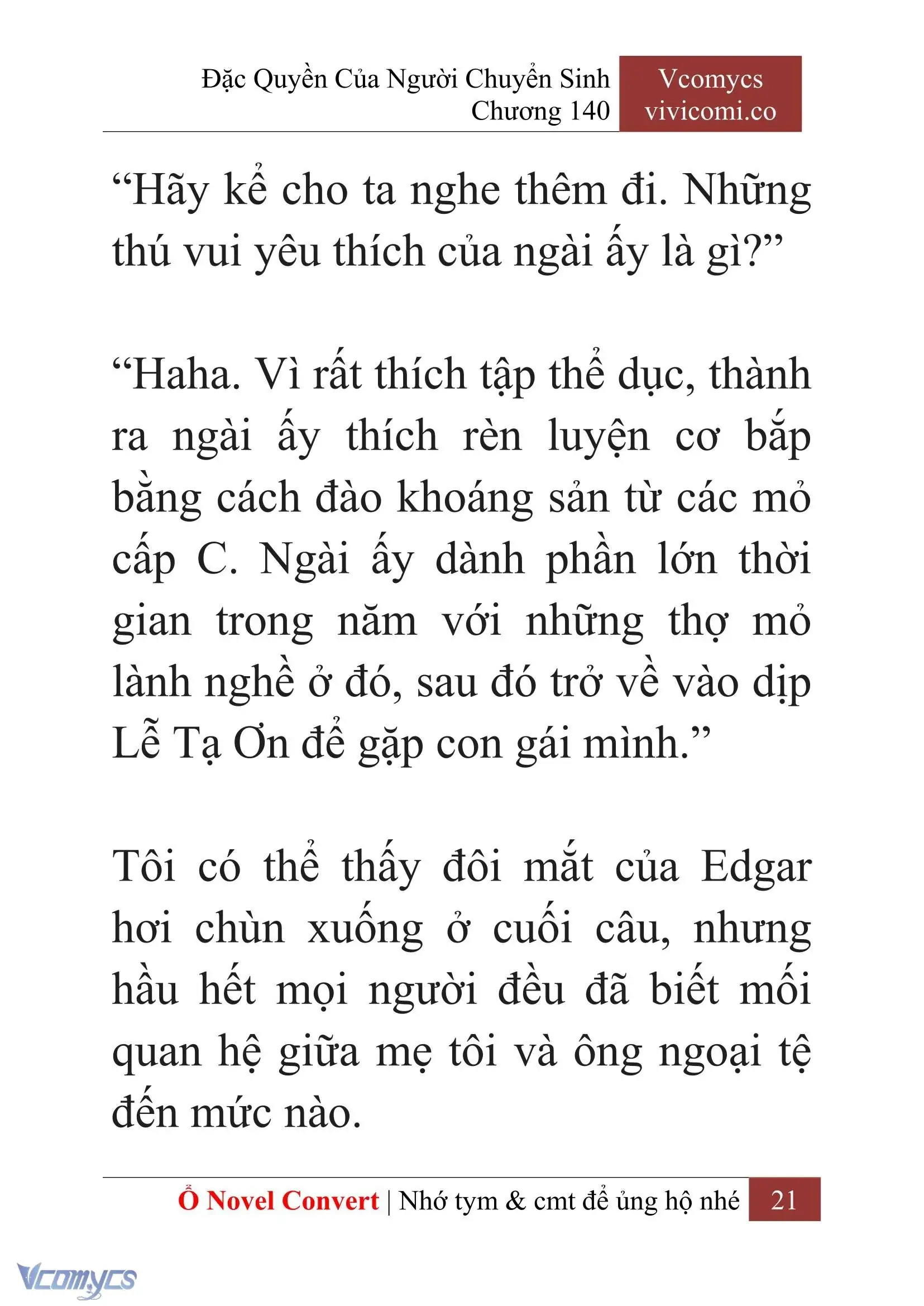 [Novel] Đặc Quyền Của Người Chuyển Sinh Chapter 140 - Trang 24