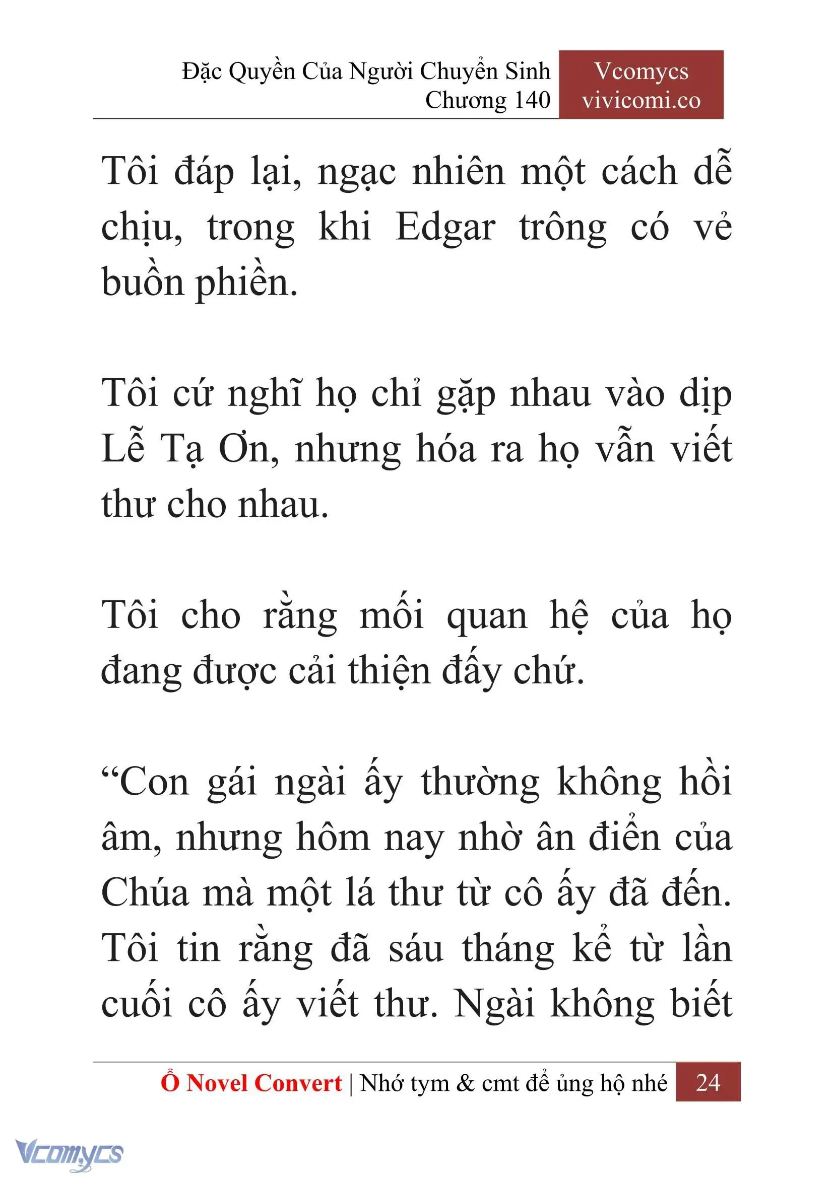 [Novel] Đặc Quyền Của Người Chuyển Sinh Chapter 140 - Trang 27