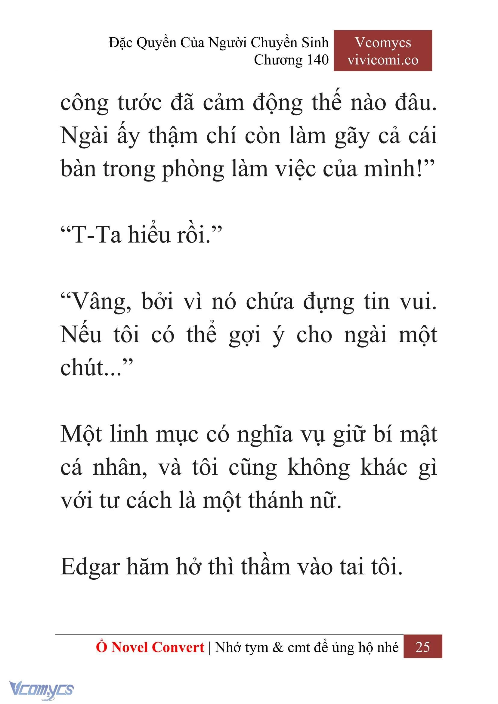 [Novel] Đặc Quyền Của Người Chuyển Sinh Chapter 140 - Trang 28