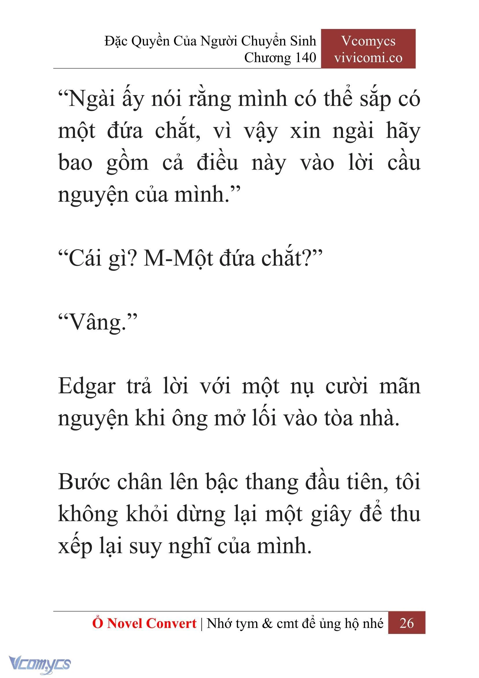 [Novel] Đặc Quyền Của Người Chuyển Sinh Chapter 140 - Trang 29