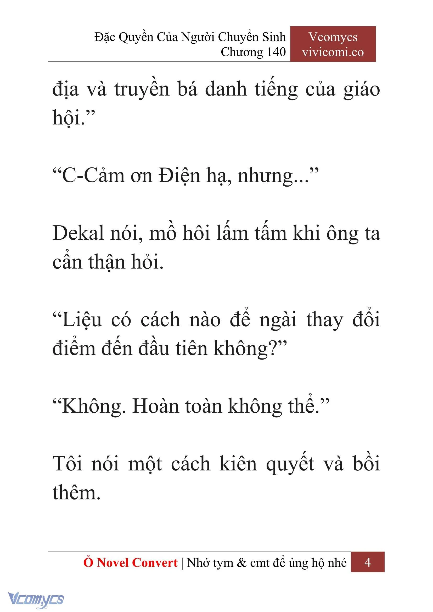 [Novel] Đặc Quyền Của Người Chuyển Sinh Chapter 140 - Trang 7