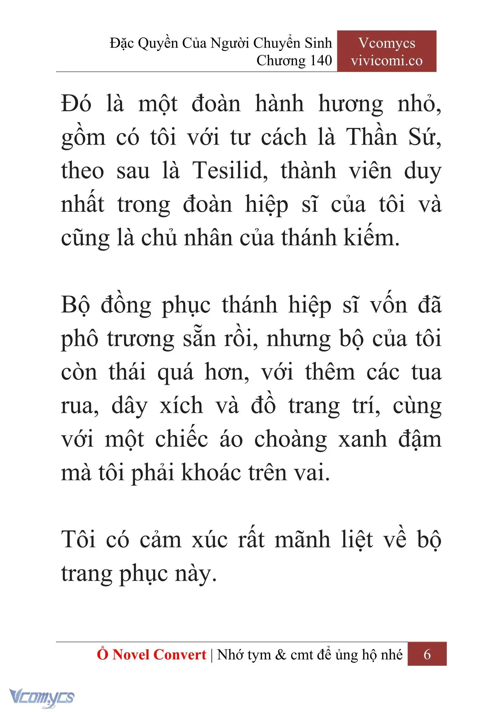 [Novel] Đặc Quyền Của Người Chuyển Sinh Chapter 140 - Trang 9