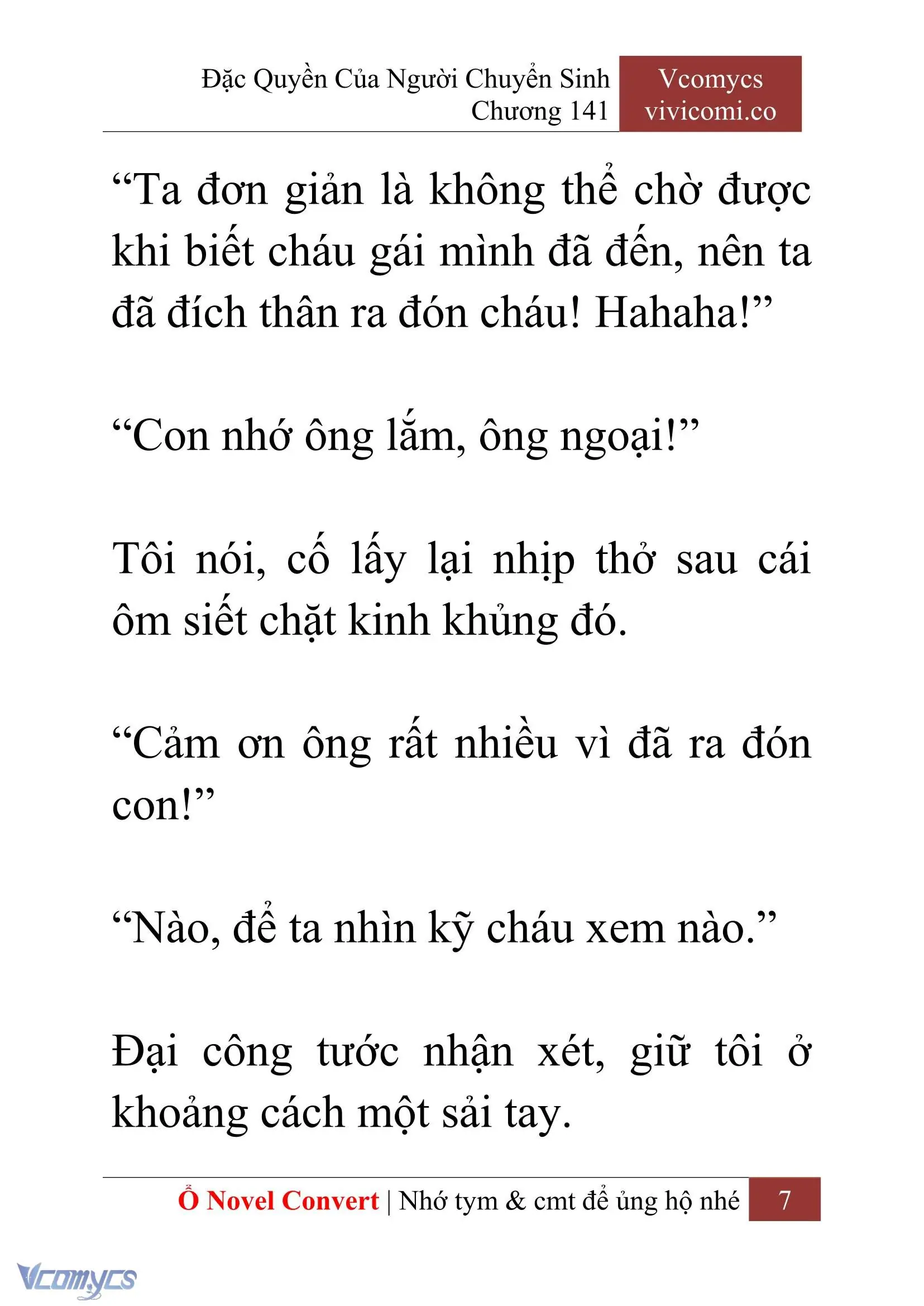 [Novel] Đặc Quyền Của Người Chuyển Sinh Chapter 141 - Trang 10