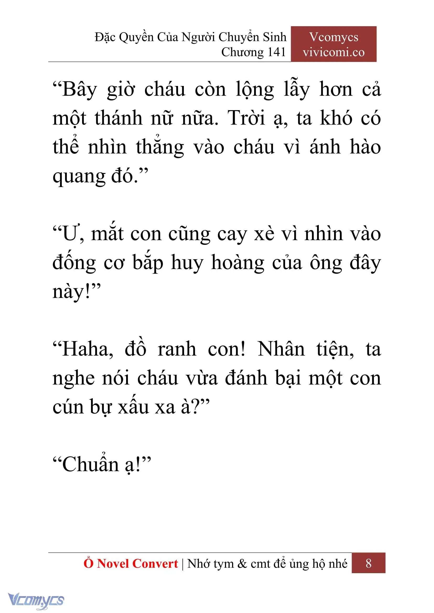 [Novel] Đặc Quyền Của Người Chuyển Sinh Chapter 141 - Trang 11